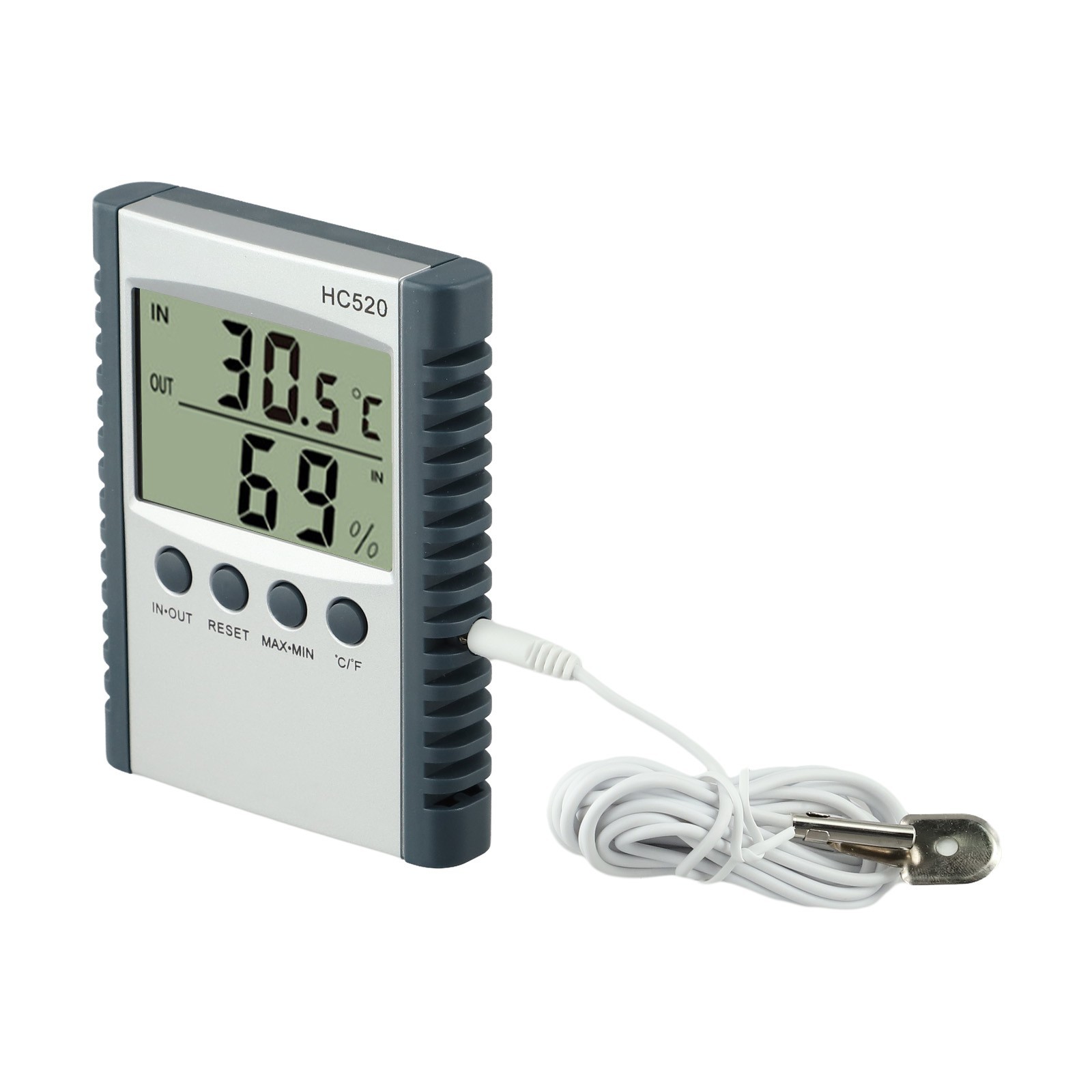 Contemporary Design Temperature and Humidity Meter for Indoor and Outdoor Use
