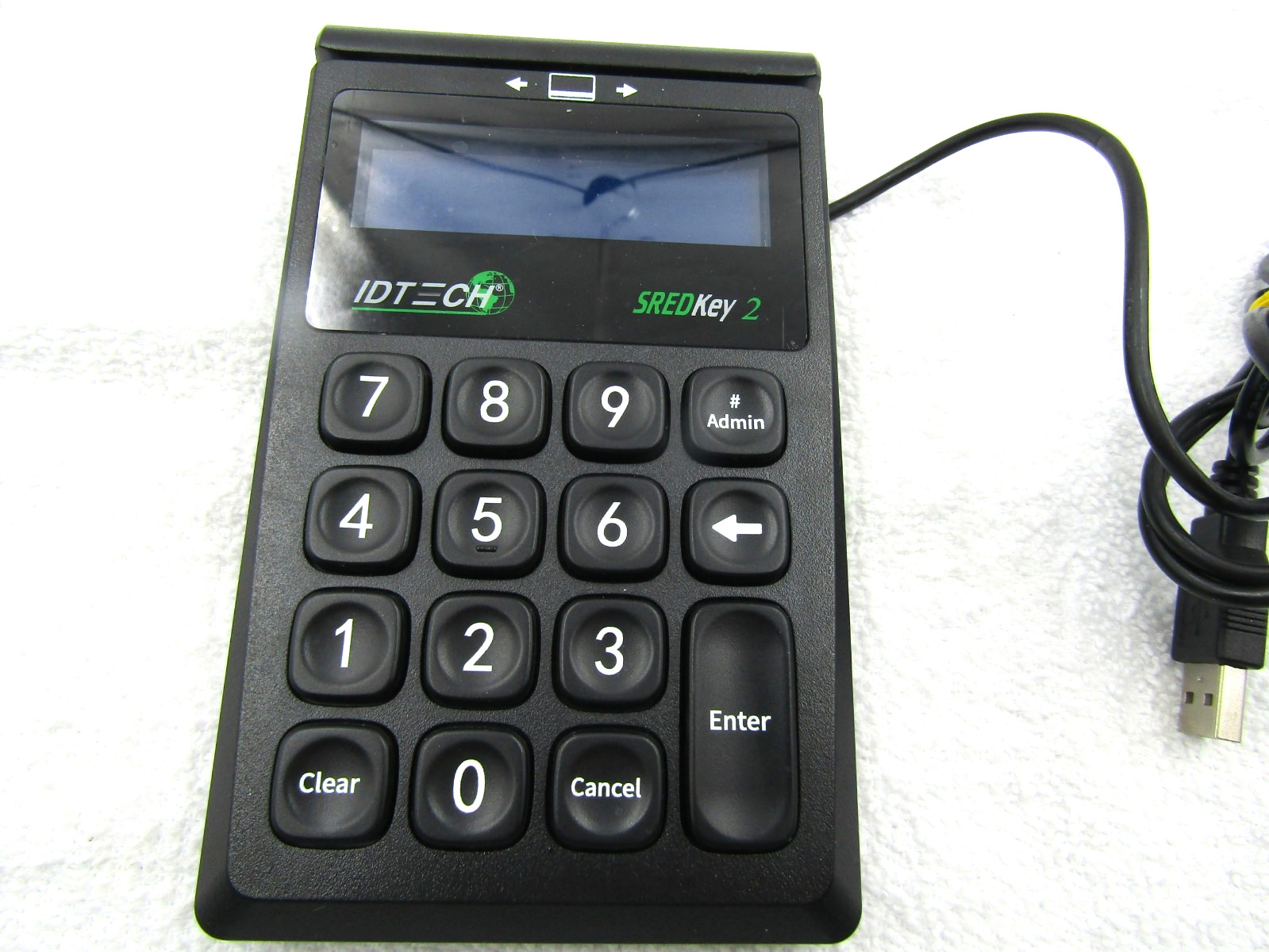 ID Tech SREDKey 2 Keypad Credit Card Reader Point of Sale IDSK2-535E
