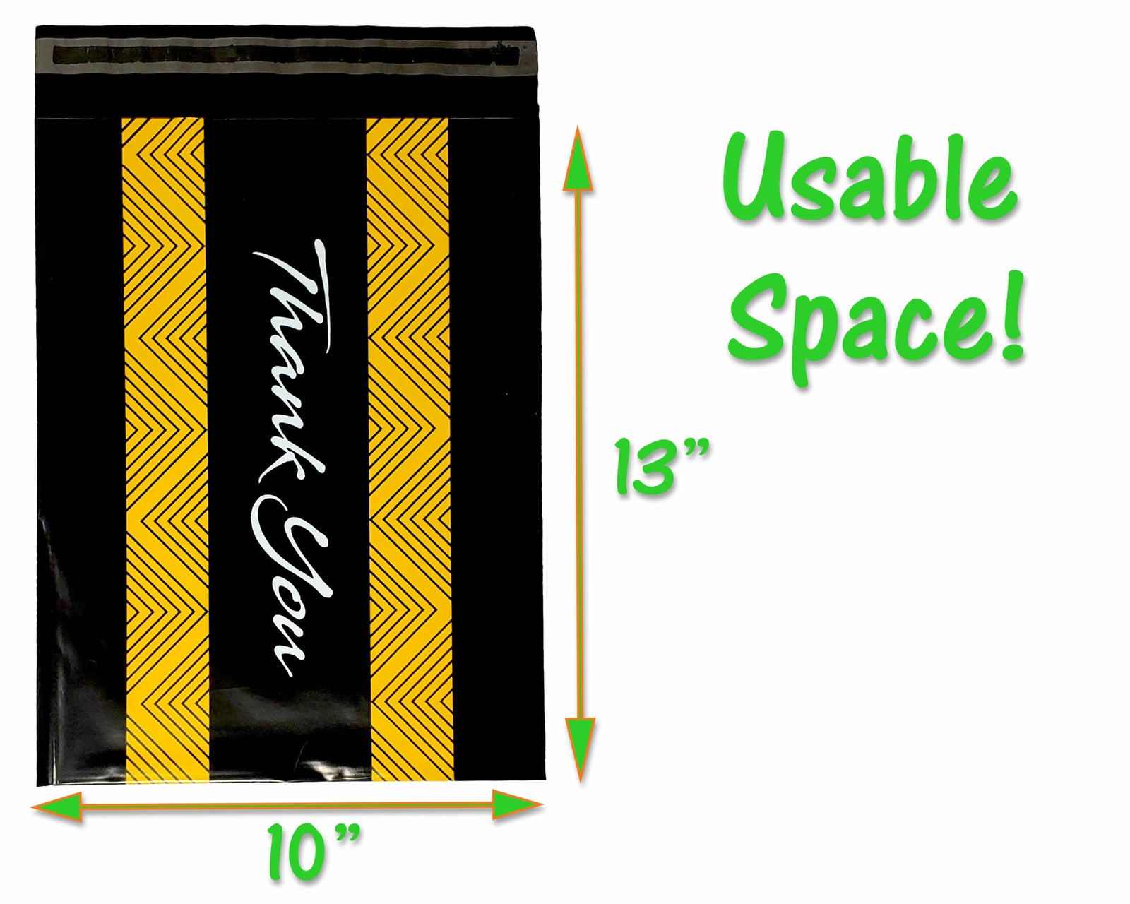 Thank you Collection Poly Mailers 10×13″ Combo, Self Seal Shipping Mailing bags