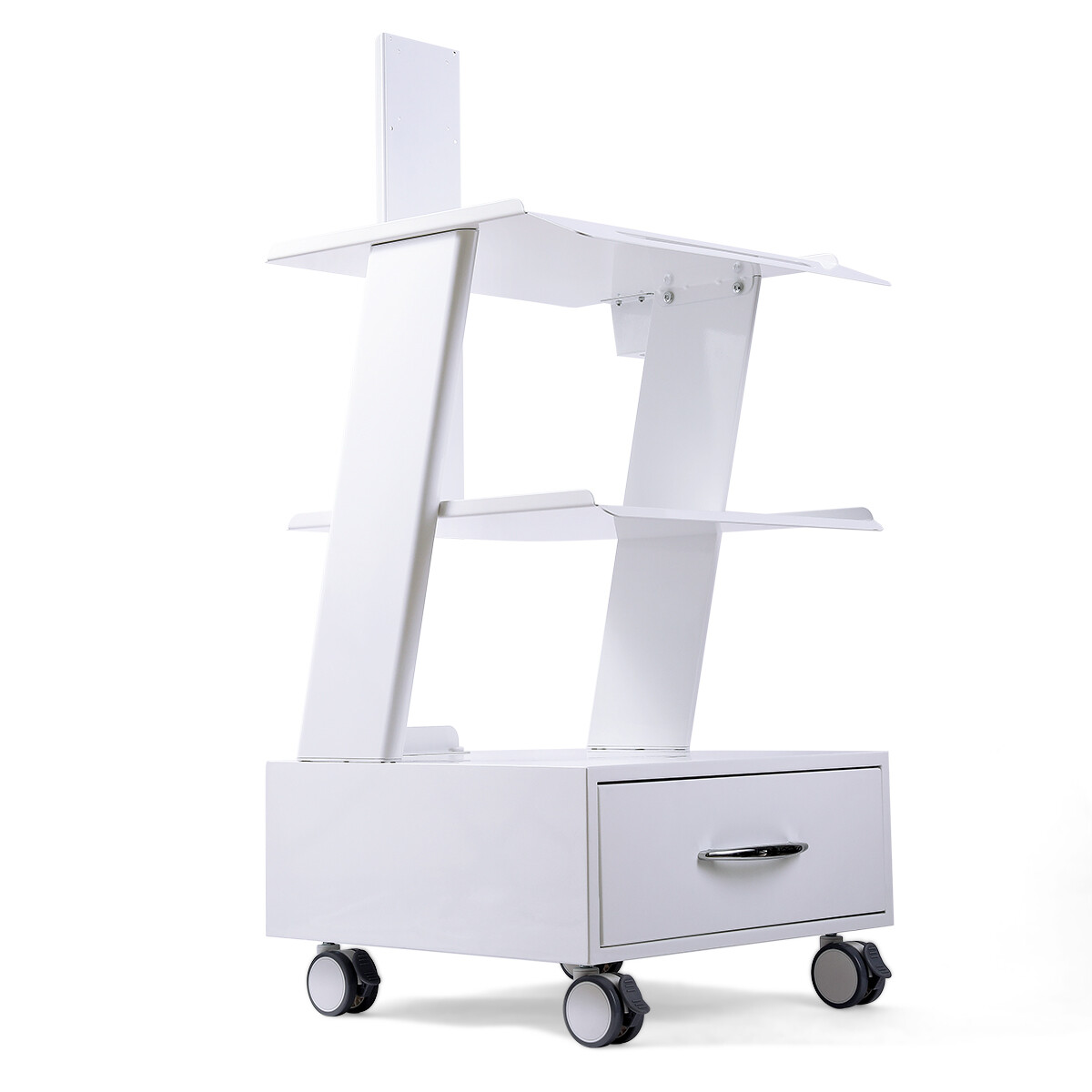 Medical Dental Lab Trolley Cart Intraoral Scanner Mobile Cart Clinic Laptop Rack
