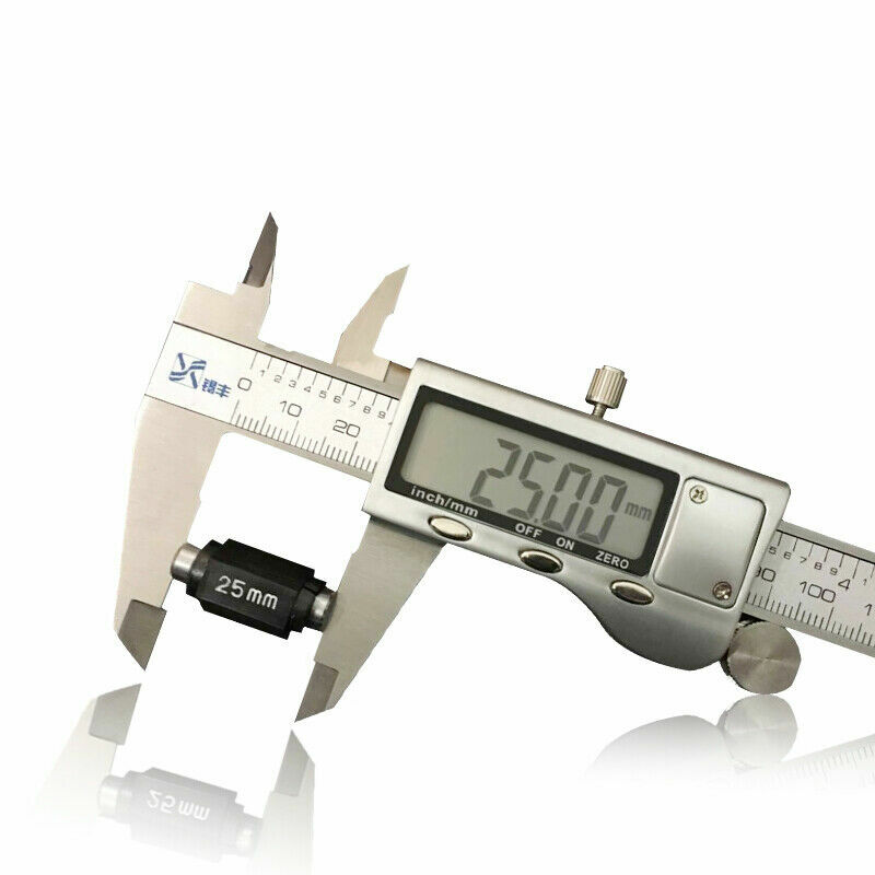 150mm Digital Vernier Caliper 6” Stainless Steel Micrometer LCD Gauge Measuring