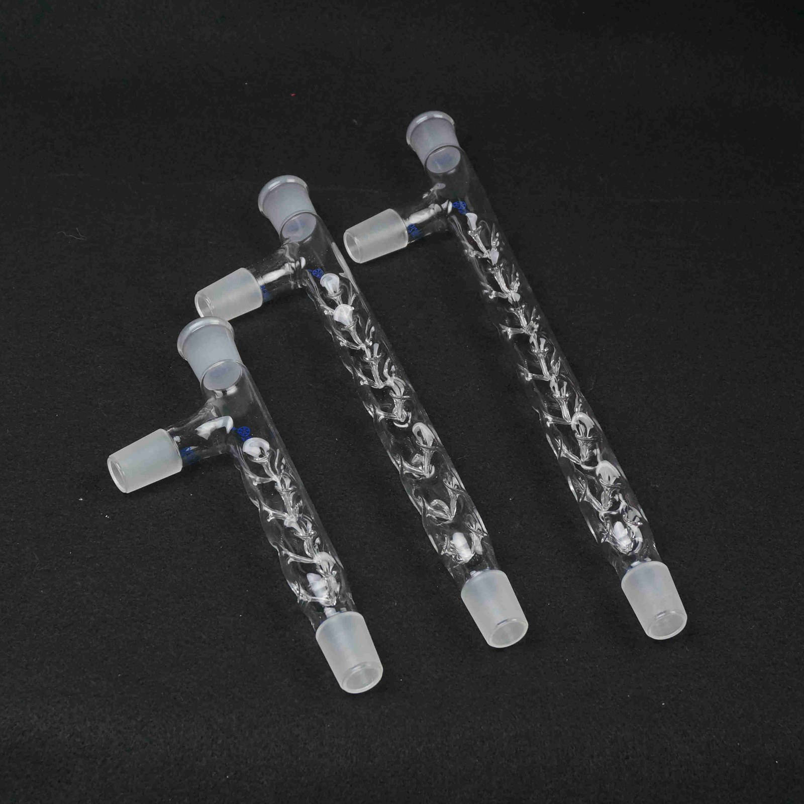 19/26 24/29 Joint 100/200/250/300mm Boro Glass Vigreux Distilling Tube Side Arm