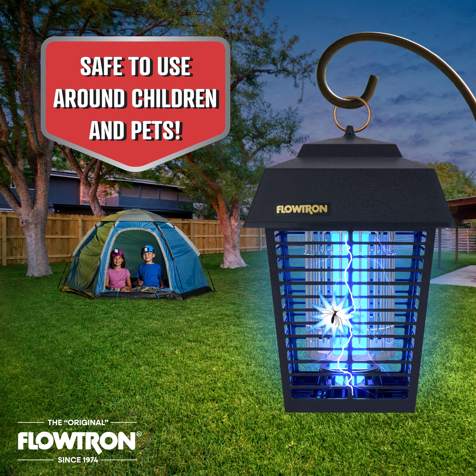 Flowtron Bug Zapper, 1/2 Acre of Coverage w/15W Bulb & 5600V