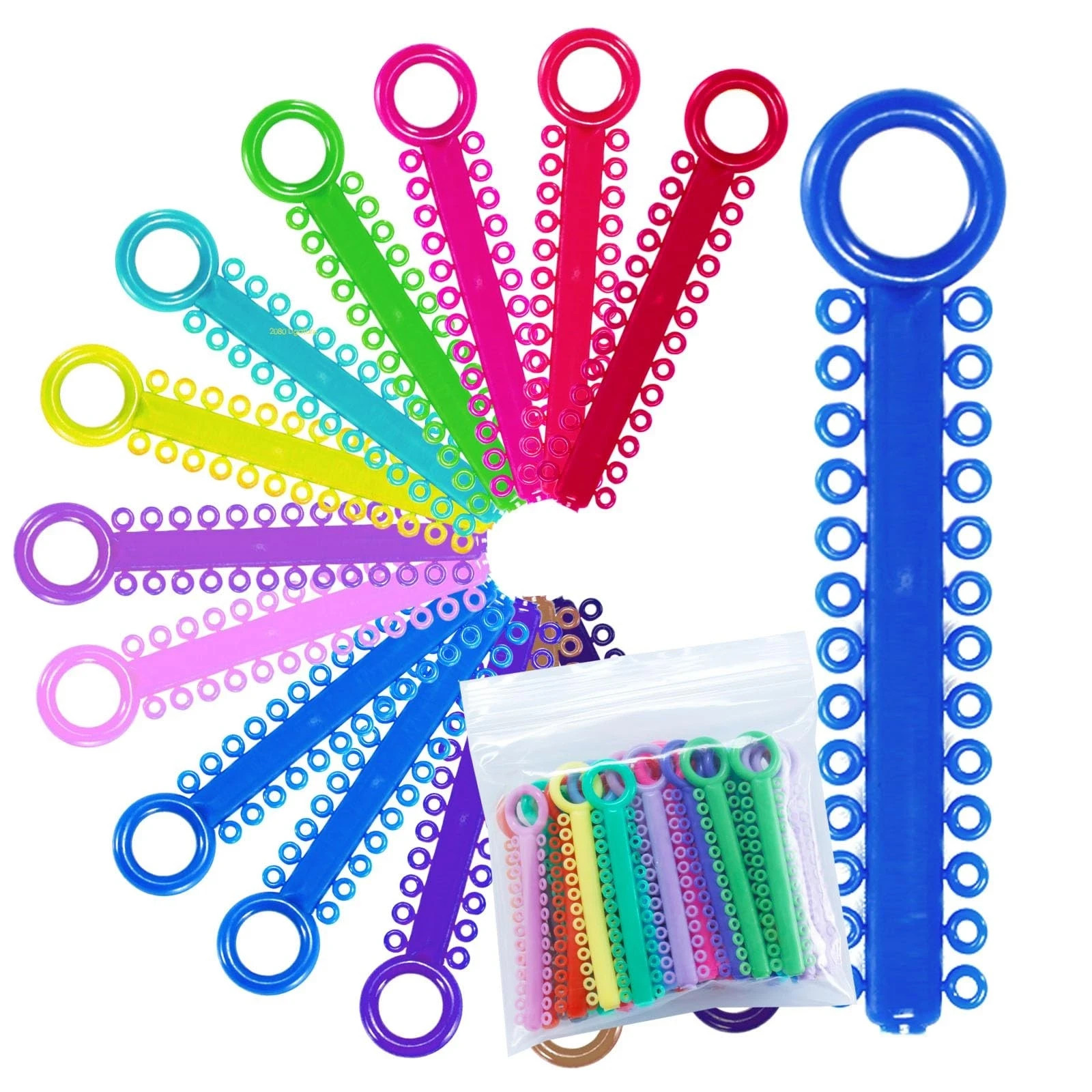 1040 Power Sticks Ligature Ties Orthodontic Ligature O-Ties, Elastic Ligature