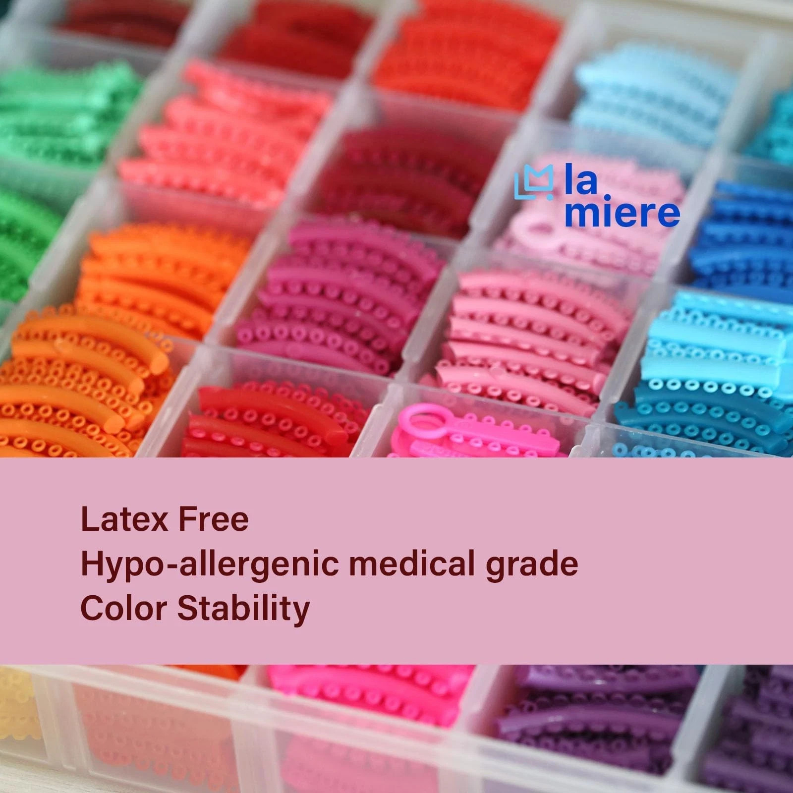 1040 Power Sticks Ligature Ties Orthodontic Ligature O-Ties, Elastic Ligature