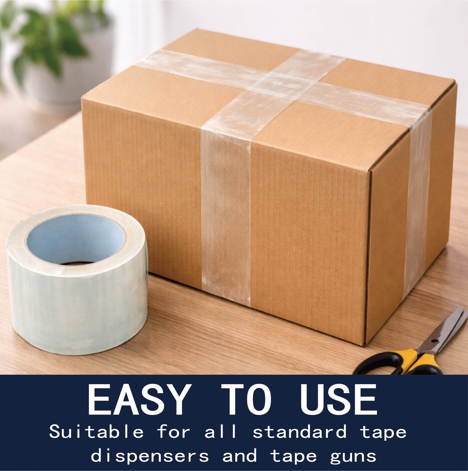 2.7 Mils Packing Shipping Tape 1.88″x60 Yards Carton Sealing Clear Packing Tape