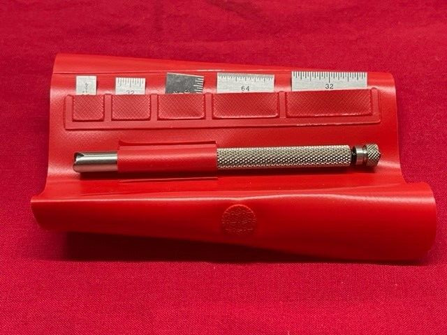 Starrett S423Z Small Steel Rule with Holder, 1/4″ to 1″ Length IN STOCK