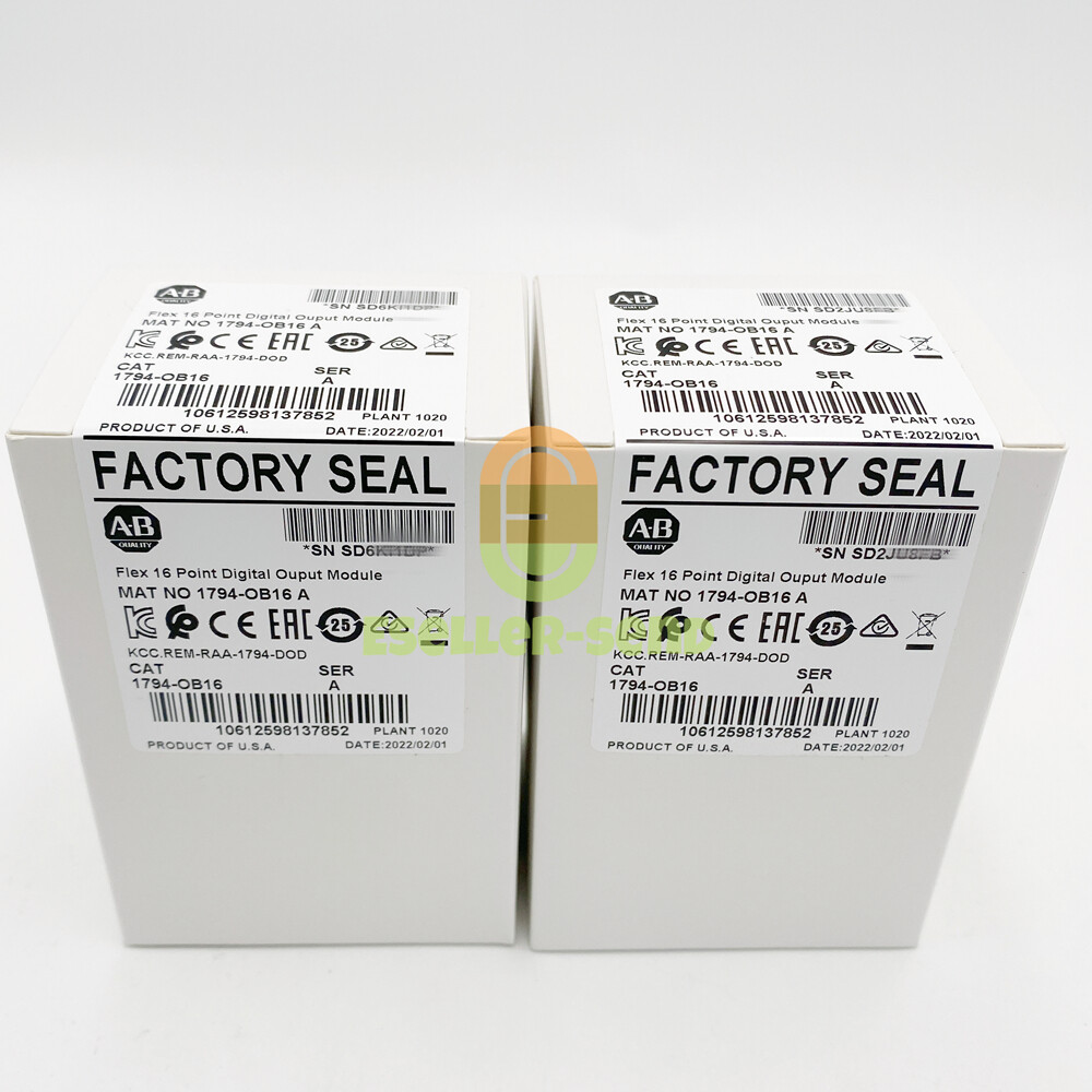 New Sealed AB 1794-OB16 Allen-Bradley FLEX 16-Point Digital Output Module TX