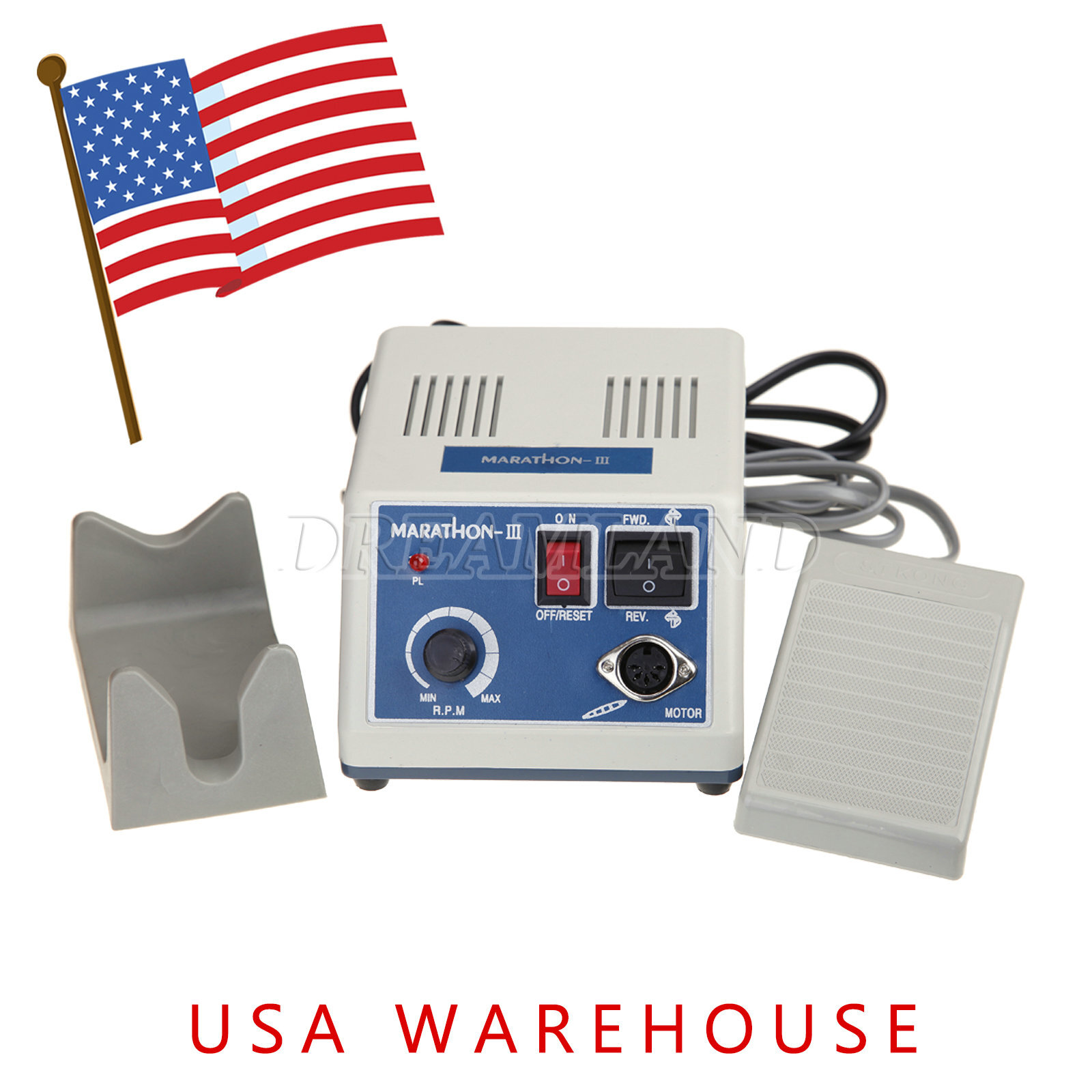 Dental Lab Marathon III Micromotor Polishing N3 / 35K RPM Motor Handpiece