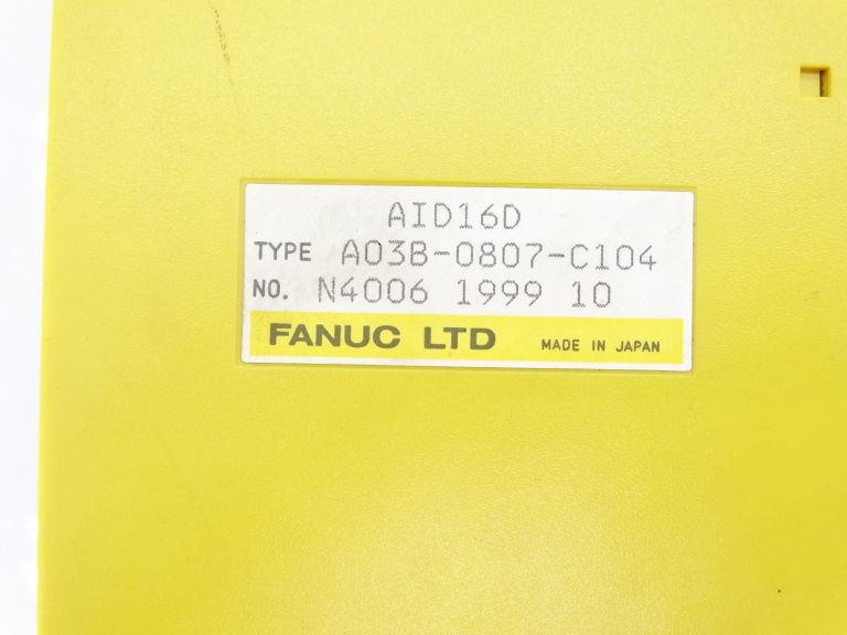 FANUC A03B-0807-C104 PLC MODULE