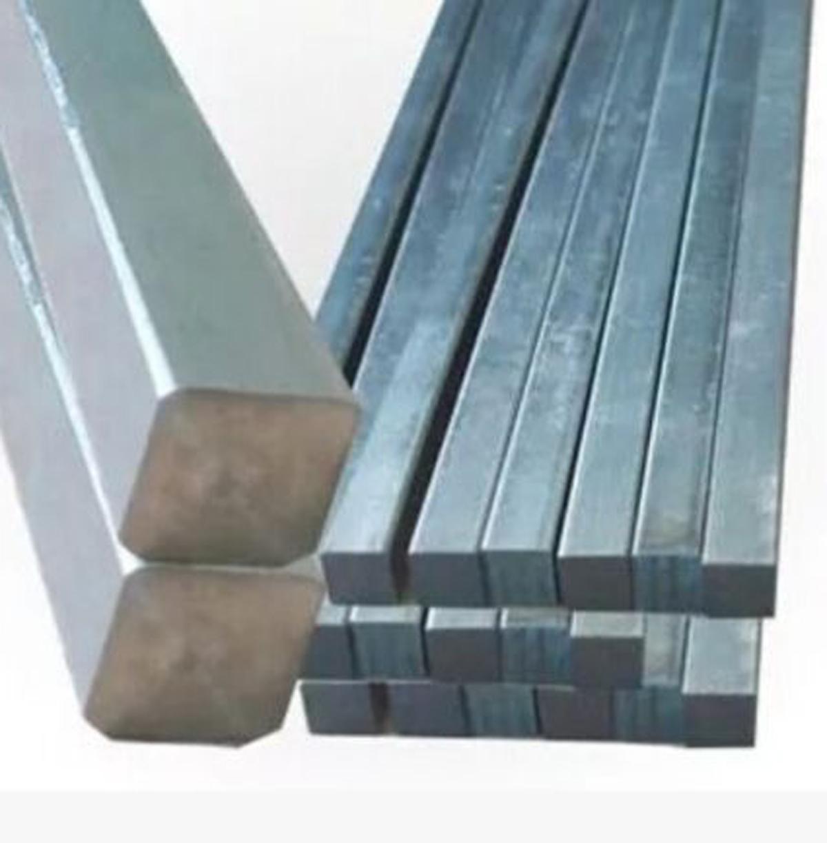12mm ±10% x 12mm ±10% x 250mm Titanium Ti Grade 2 Gr.2 GR2 Metal Square Rod