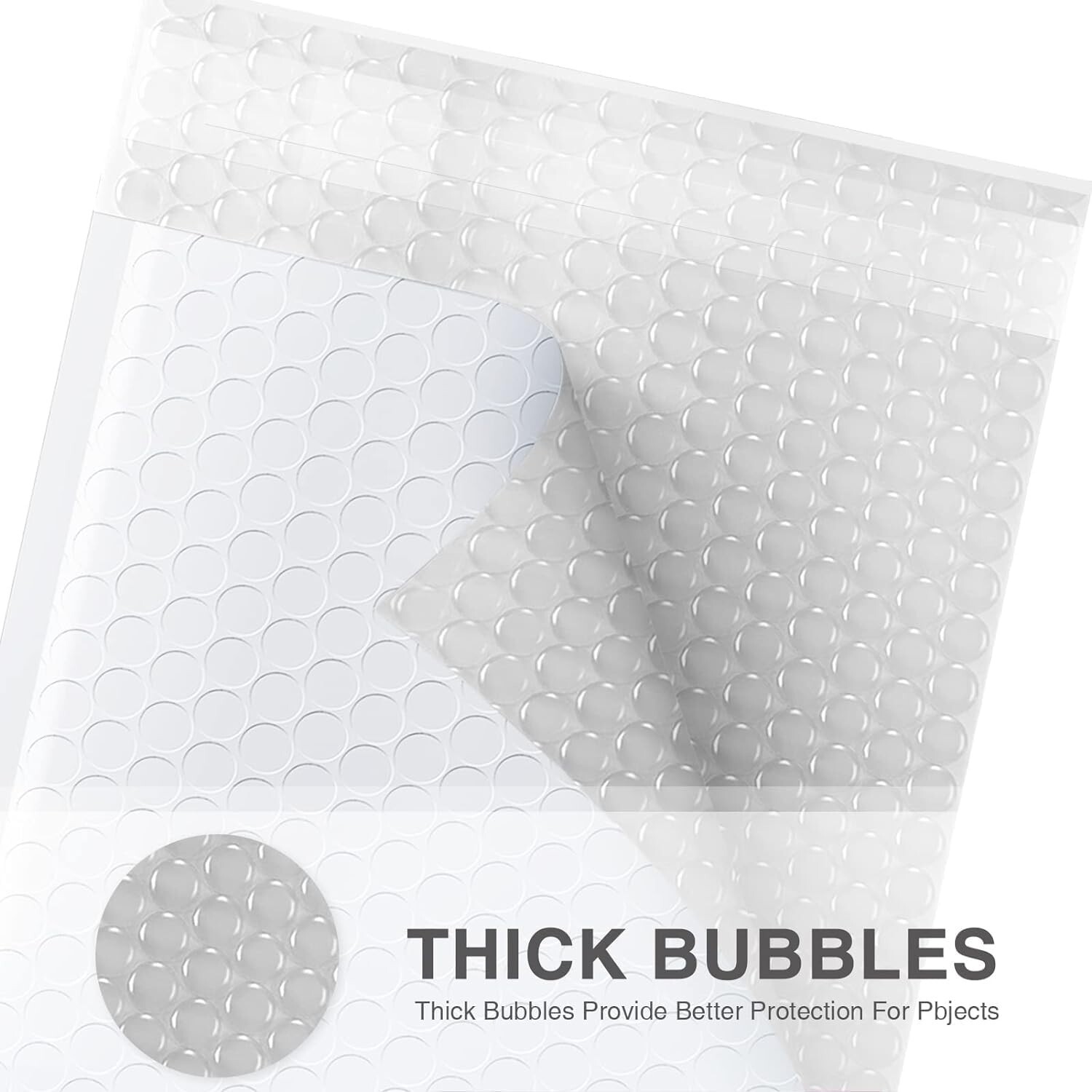 Jiaro Pack Poly Bubble Mailer Padded Envelope Mailing Bags 6×10″ 600Pcs White
