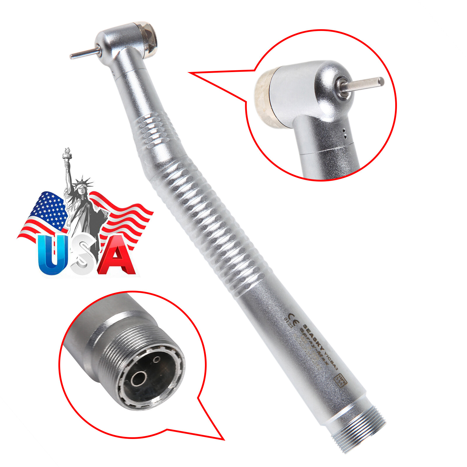 10* Dental NSK Style High Speed Air Turbine Handpiece Spray 2 Hole SEASKY-Y1BA2