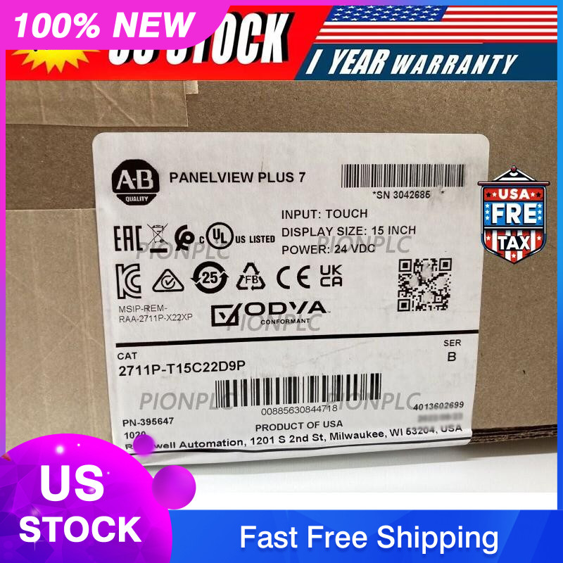 Allen-Bradley 2711P-T15C22D9P PanelView Plus 7 Graphic Terminal 2711P-T15C22D9P