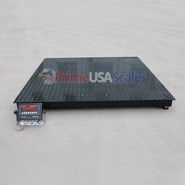 2,000 LB x 0.5 LB NTEP Optima 4′ x 4′ Floor, Pallet Scale