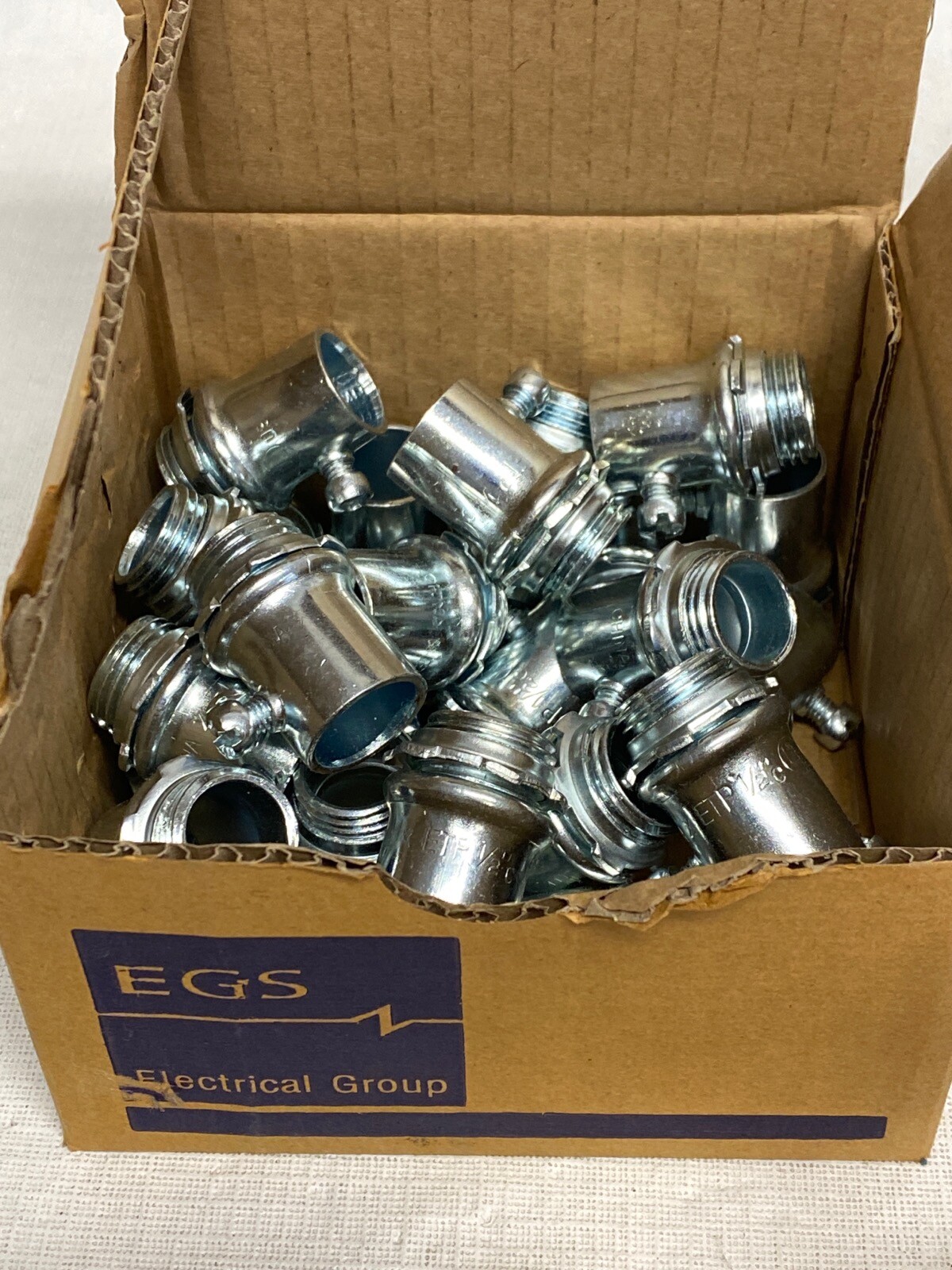 (25) EGS APPLETON 4050S 1/2” ETP Set Screw Type EMT Conduit Connectors