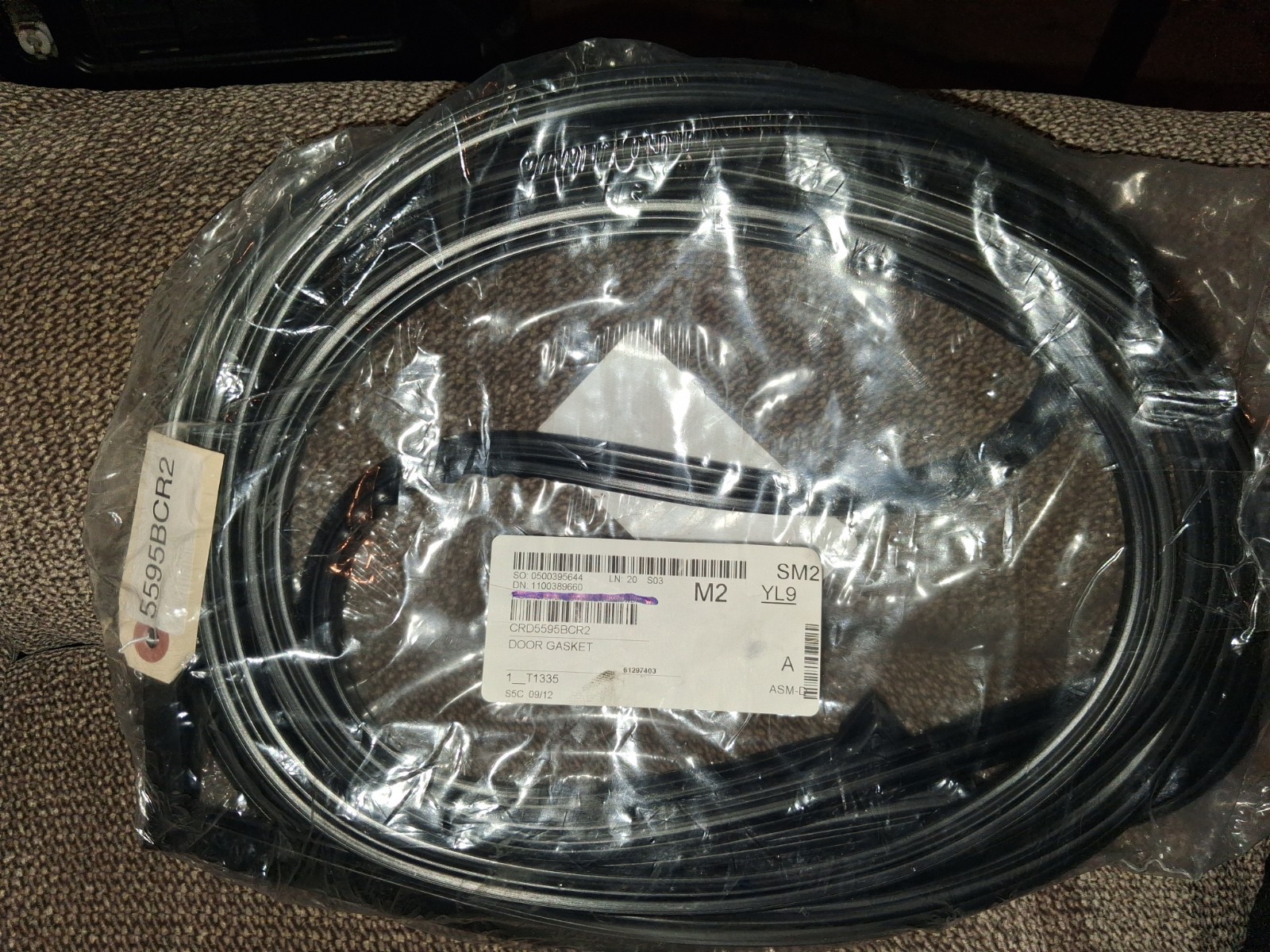 STYLELINE 5595BCR2 COMMERCIAL REFRIGERATOR MAGNETIC GLASS DOOR GASKET 3 SIDED