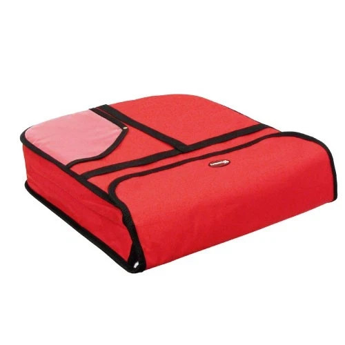 Winco BGPZ-20 Pizza Delivery Bag – 20″ x 20″ x 5″, Polyester, Red