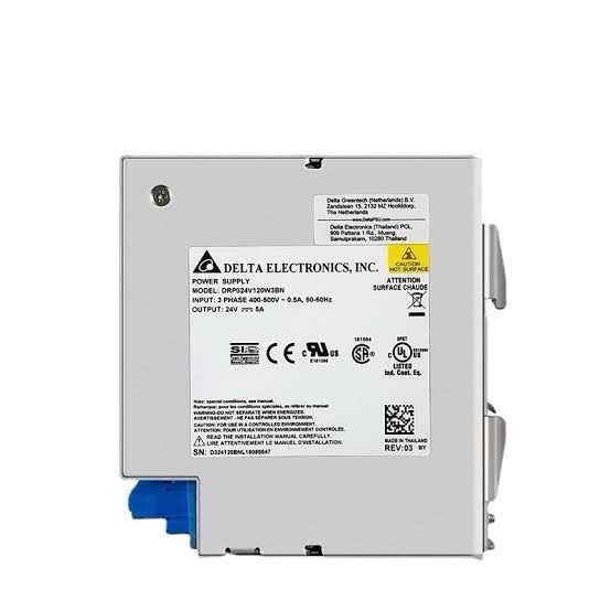 Delta Electronics DRP024V480W3BN 24V 480W DIN Rail Industrial Power Supply