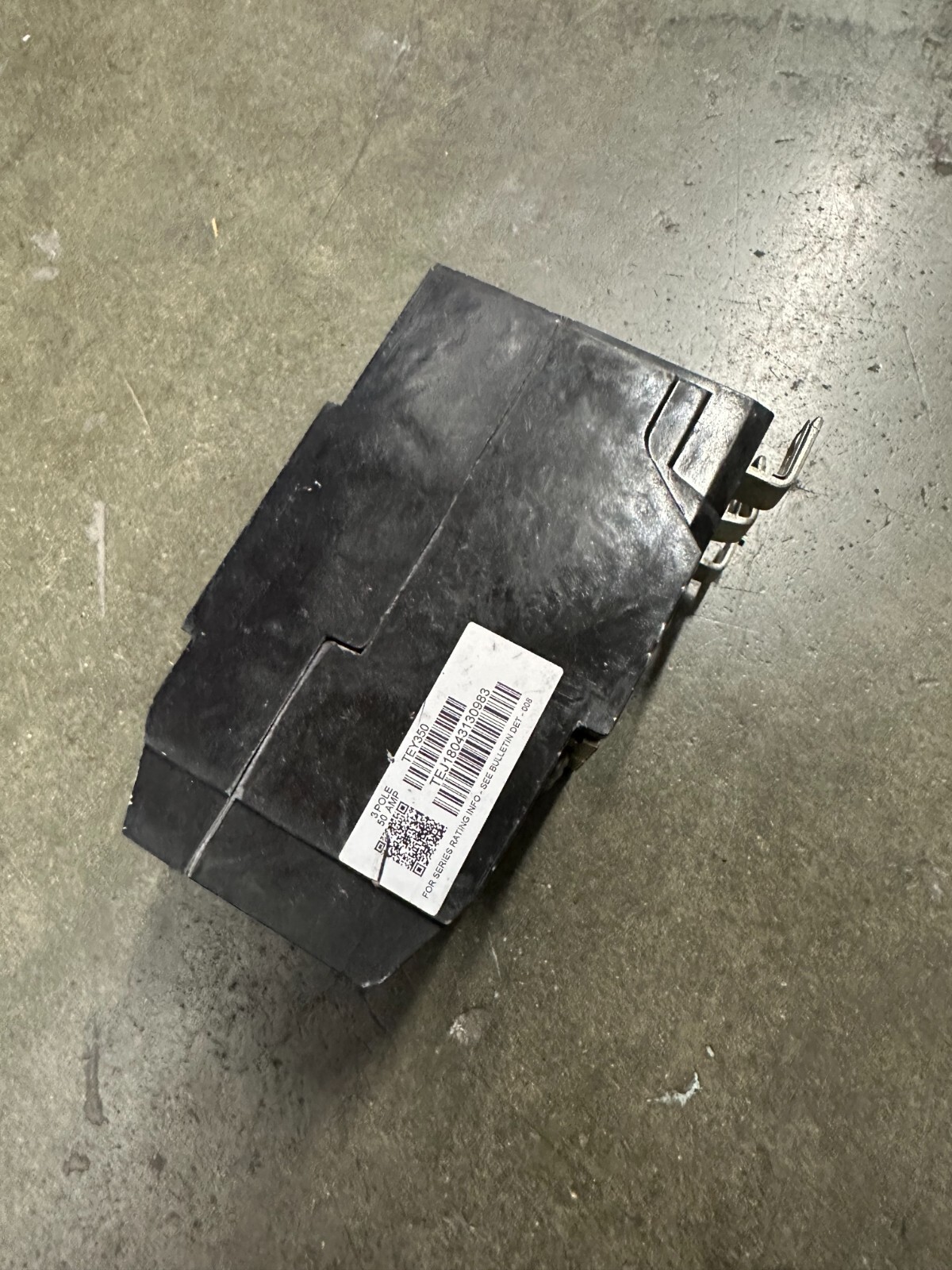 GE TEY350 50 Amp 480/277 VAC 3 Pole Type TEY Bolt on Breaker – TESTED