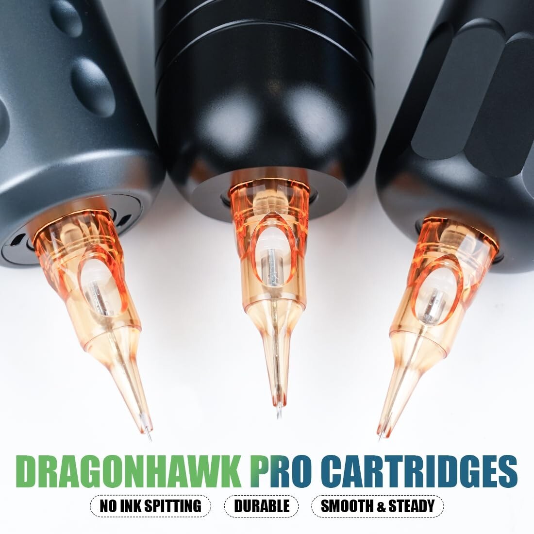 Dragonhawk A2 Wireless Tattoo Pen Kit with 2 Batteries Adjustable Stroke 2.4-4.2