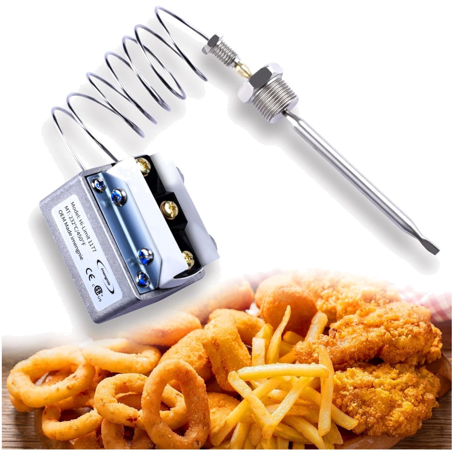 Deep Fryer High Limit Switch Safety Thermostat