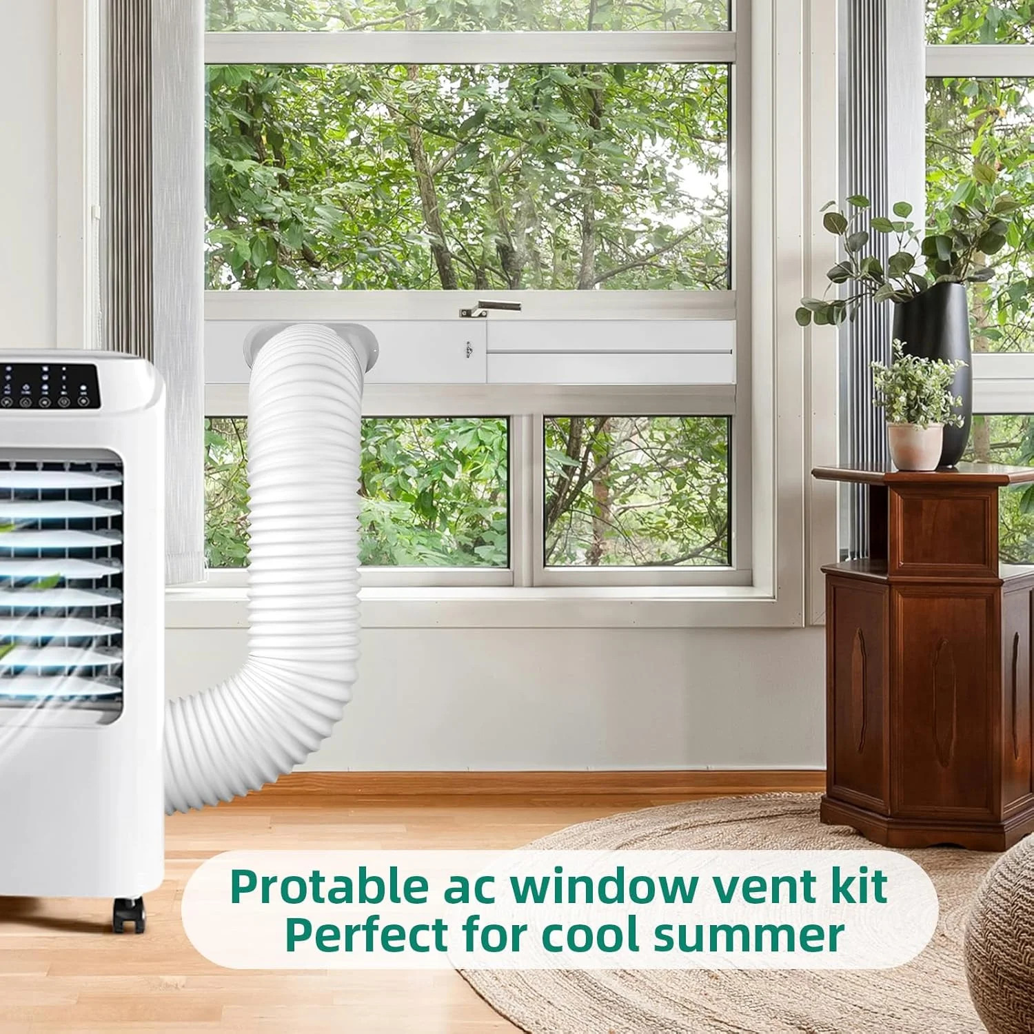Portable Air Conditioner Window Kit – Adjustable Universal Window Seal AC Vent K