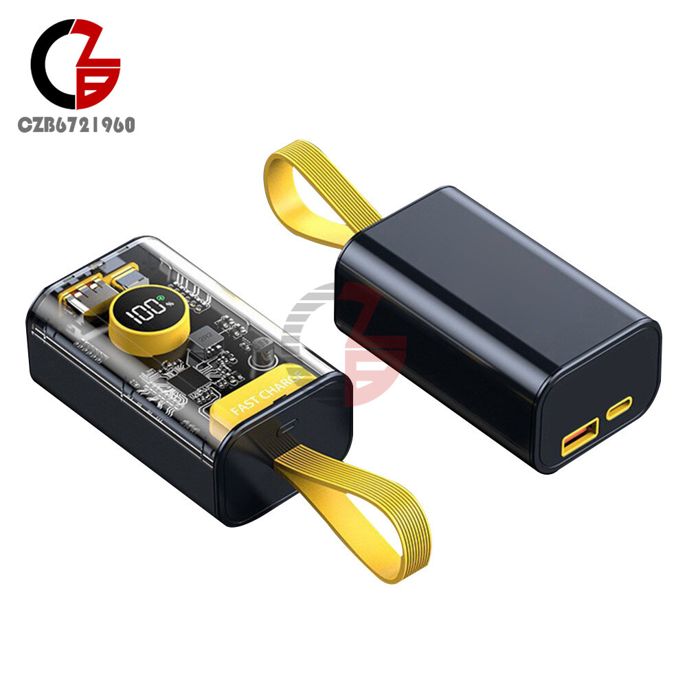 DIY Power Bank Box PD 22.5 W Fast Charging Case Portable 18650 USB Power Bank