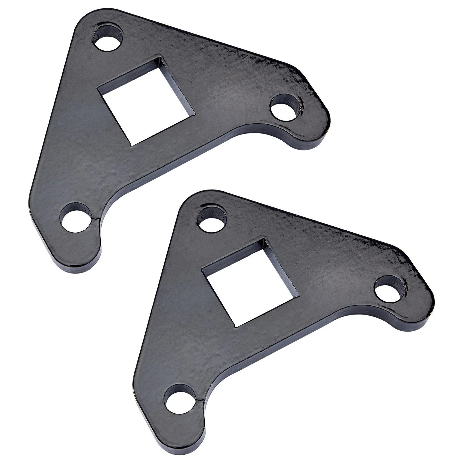 2Pcs Chinese Mini Excavator Drive Motor Reinforcement Brackets W/ Tie Down Slot
