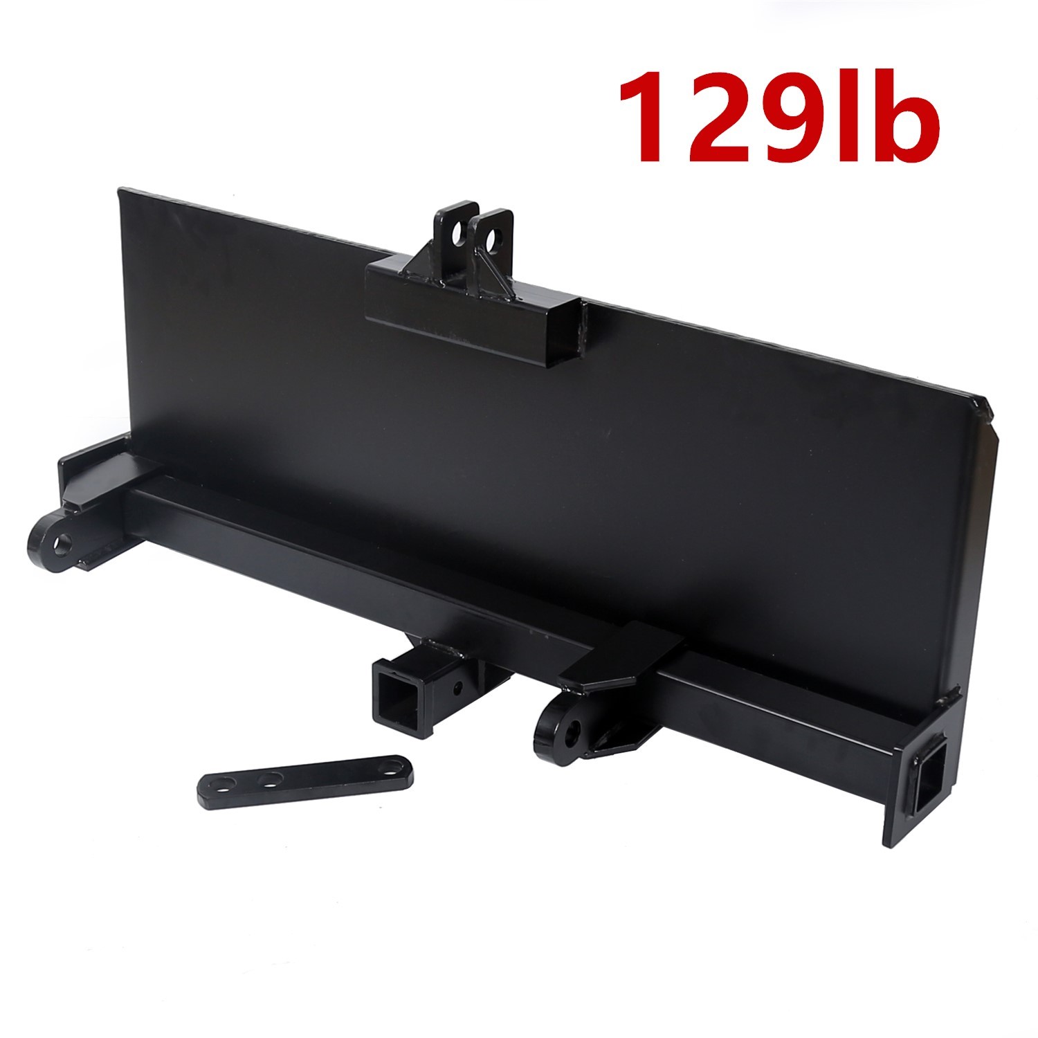 3 Point Attachment Adapter Hitch Adjustable Width Skid Steer Loader Tractor