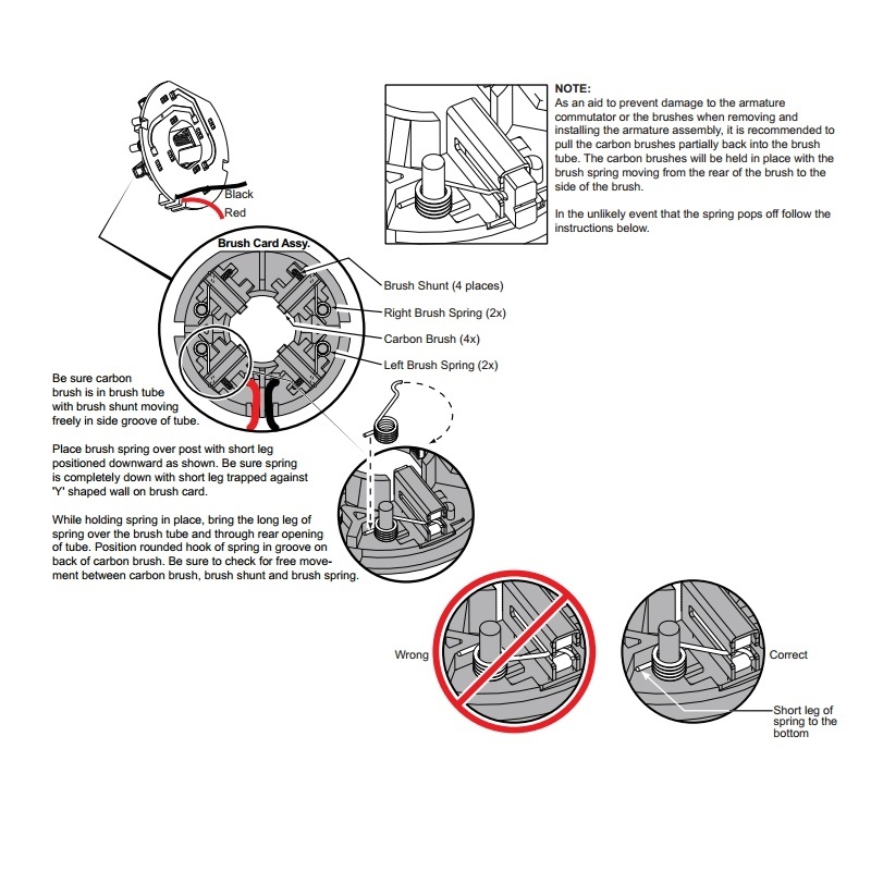 Milwaukee 14-46-2024 Brush Card Assembly