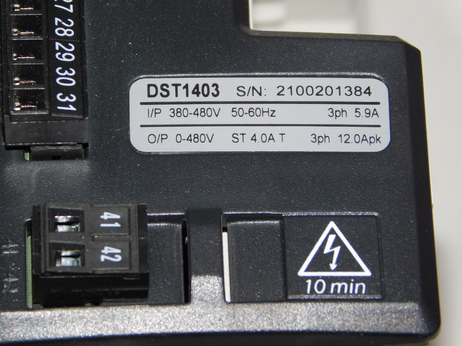 Emerson Control Techniques DST1403 Digitax ST Servo Drive VFD Nidec 3098-0016