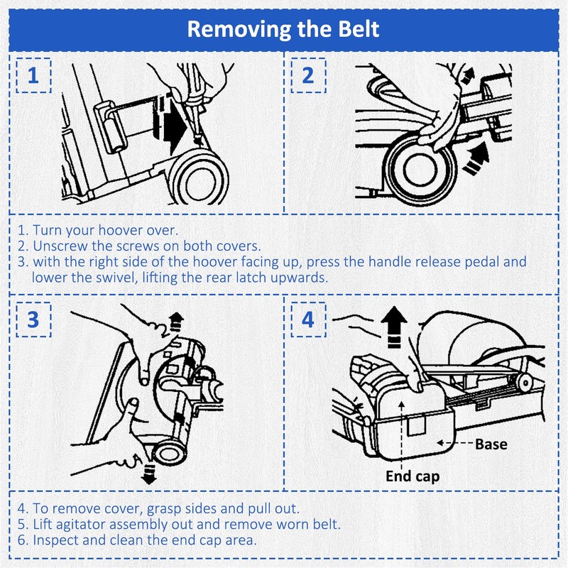Replacement Belts for Kenmore K4010 Bagless Upright Vacuum Cleaner DU2015, DU201