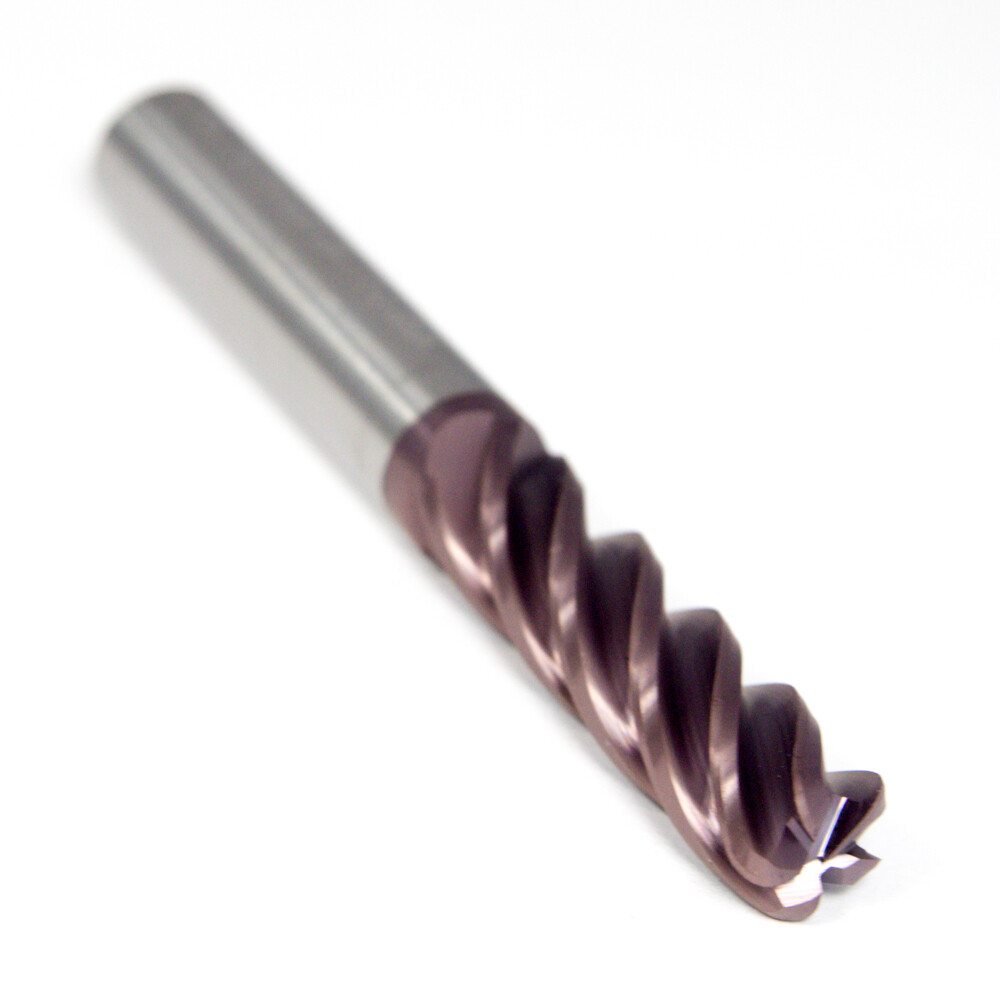 Carbide Corner Radius End Mill 3/8″ 5FL 0.080″ Radius