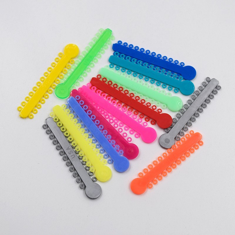 1040 Pcs Dental Orthodontic Ligature Ties Elastic Braces Rubber Bands Ligaduras