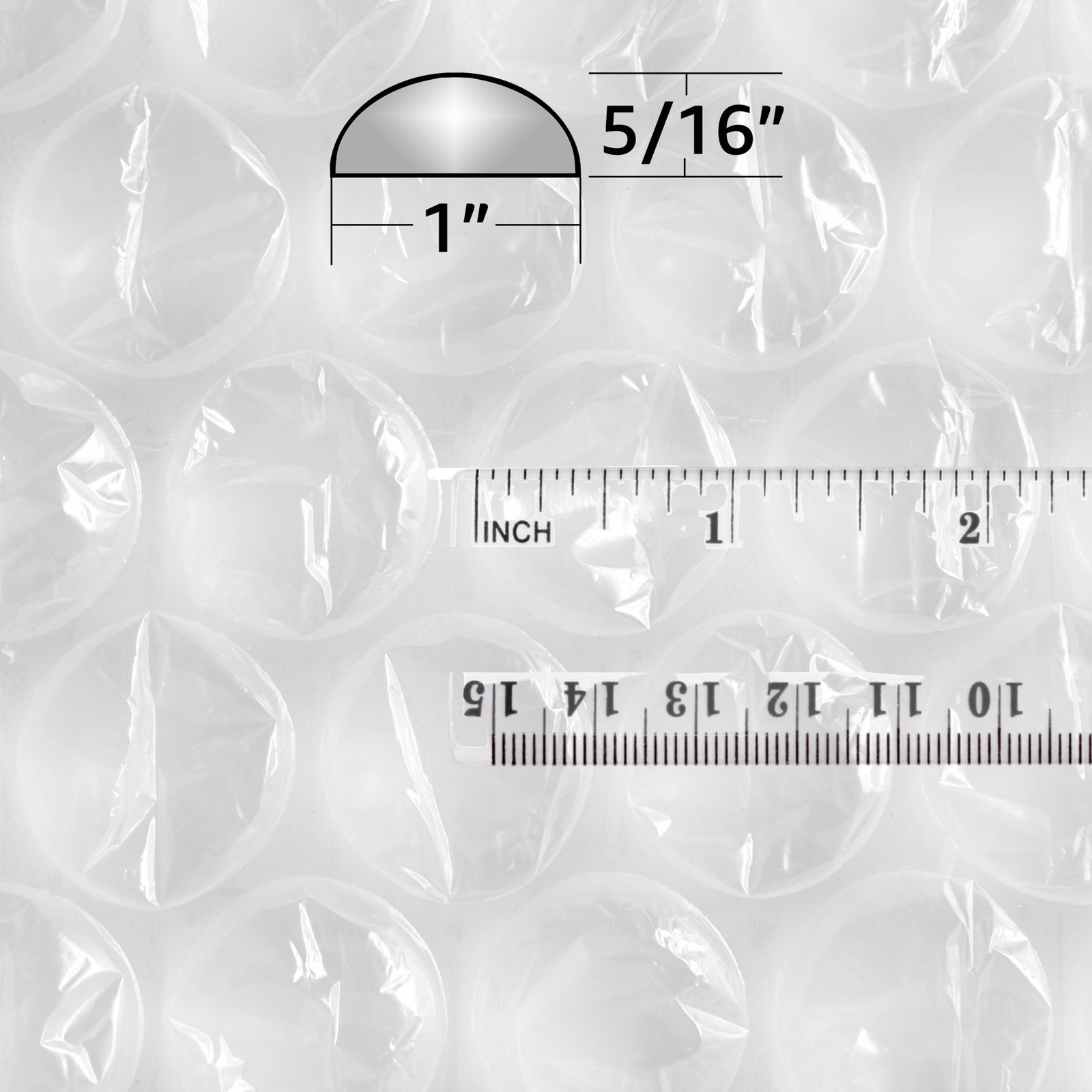 UBMOVE Bubble Roll 12″ wide x 100′ Wrap Medium 5/16″ Perforated 12″