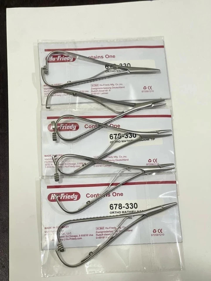 5 Pcs HU FRIEDY Mathieu Narrow Tip Orthodontic Plier | 678-330