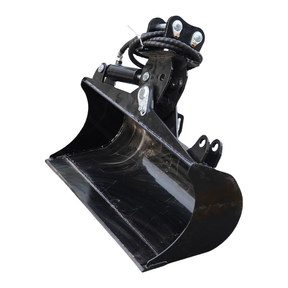 31.5in Tilting Bucket for Mini Excavator 800mm Tilt Bucket with Hydraulic Hoses