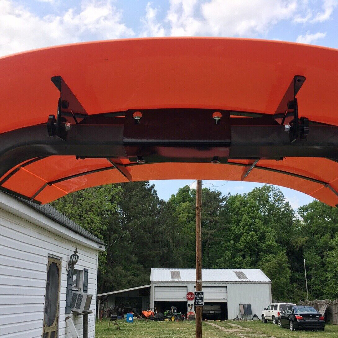For Kubota, Kioti, Agco Tuff Top Tractor Canopy 48-3/8″ X 48-3/8″ -Orange