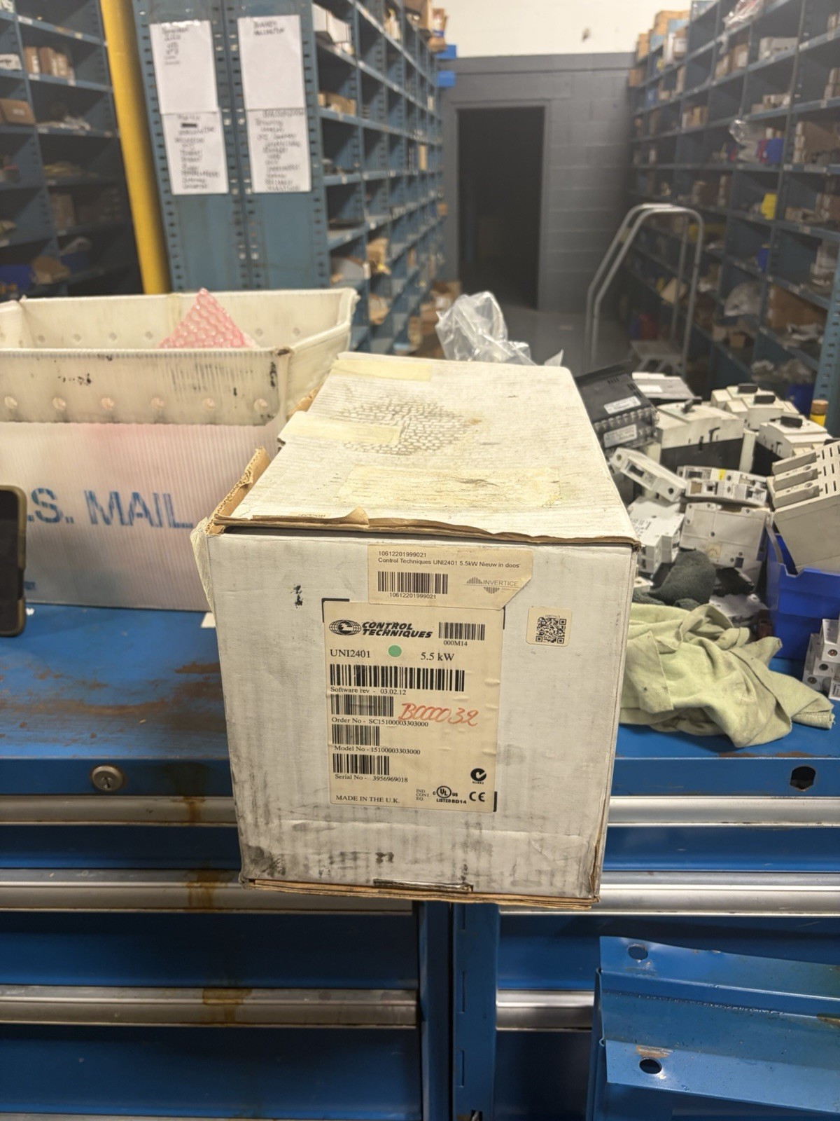 NEW Emerson Control Techniques Nidec Unidrive UNI2401 5.5kW 7.5HP 380-480 VFD