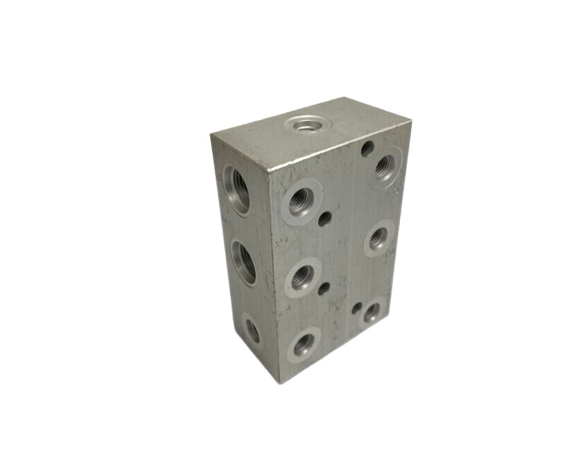 HYDRAULIC MANIFOLD BLOCK POLISHED