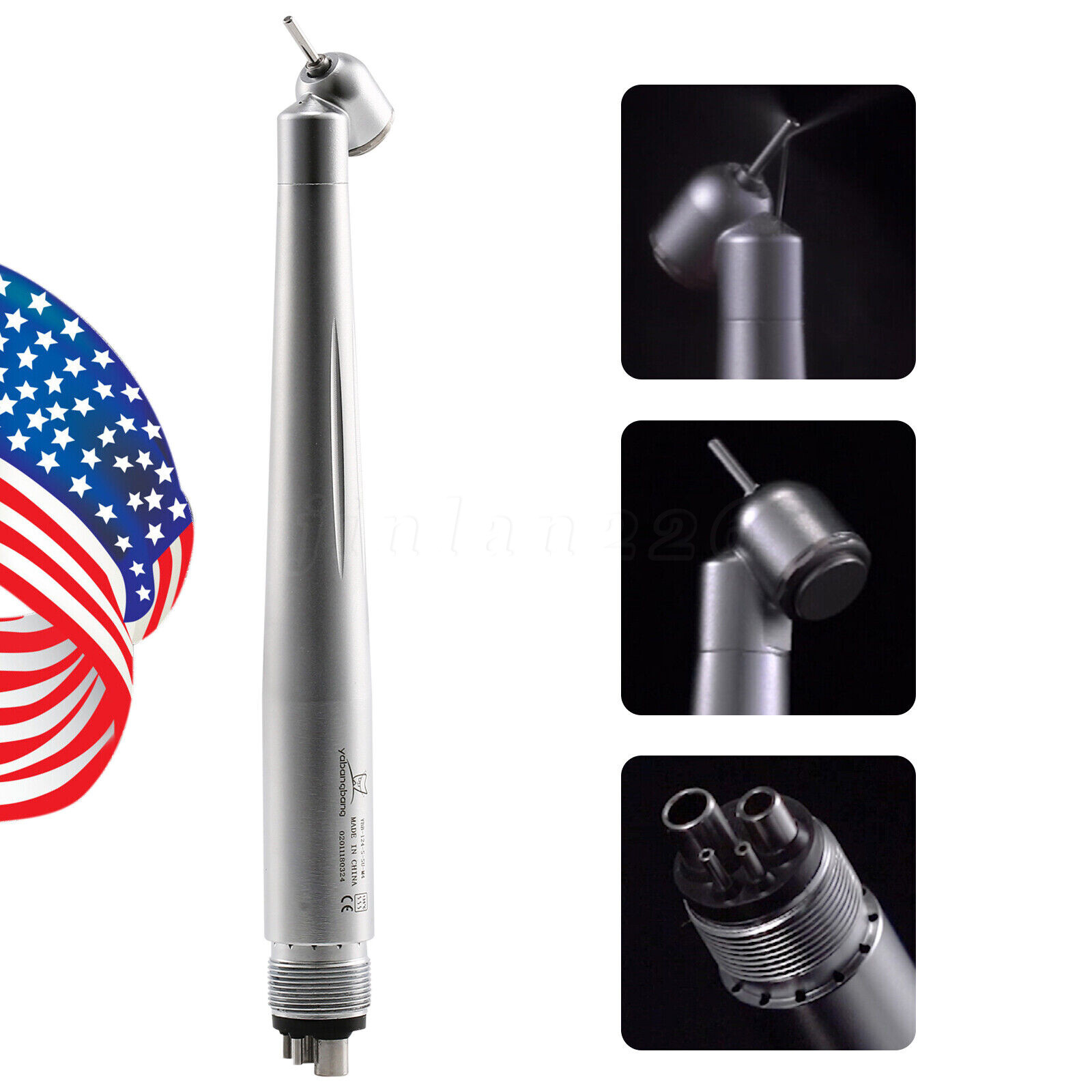Yabang Dental 45 Degree Surgical High Speed Handpiece Push Button 4Hole 1-10 pcs