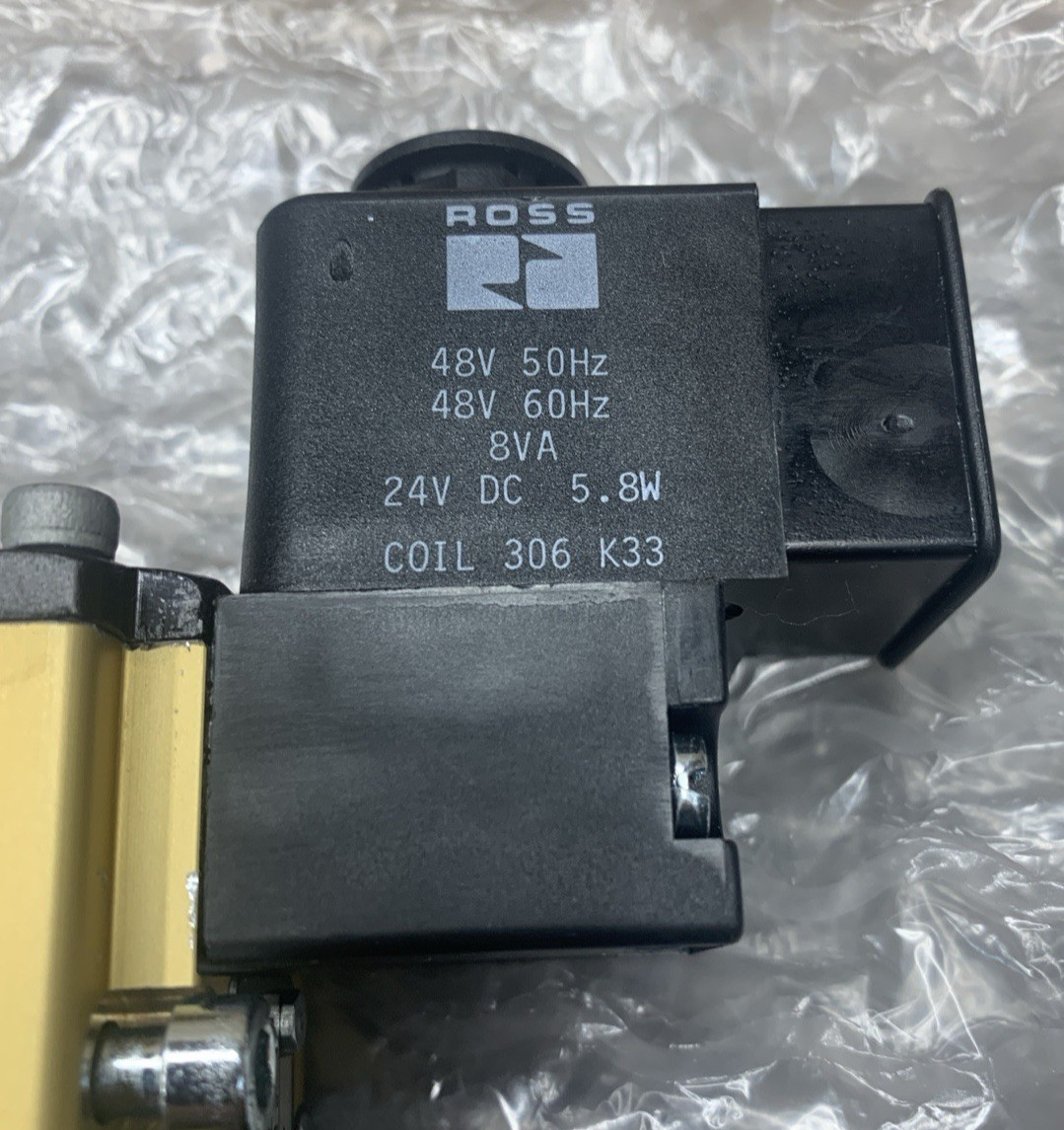 ROSS W6076B2407W SOLENOID VALVE 24 VDC