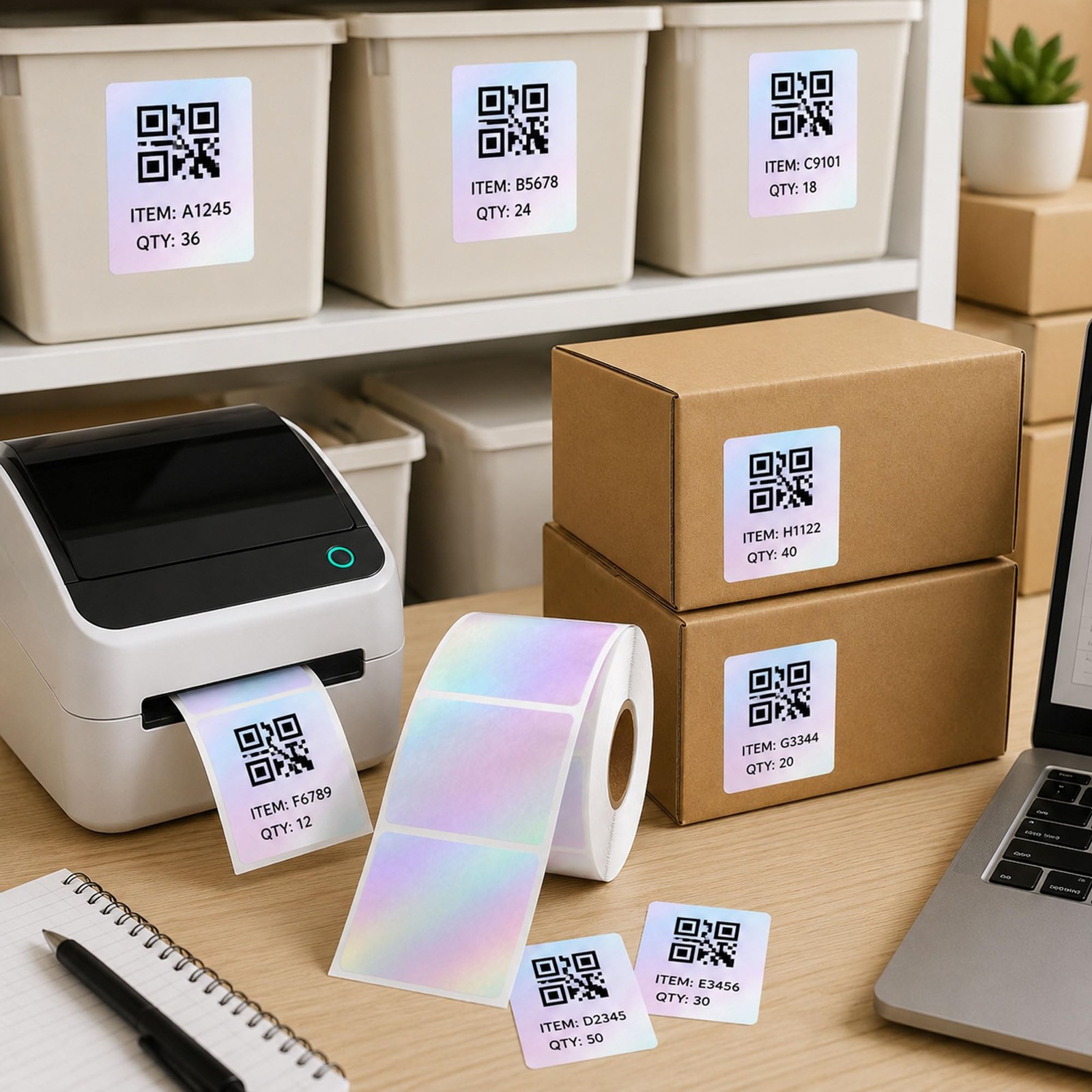 Direct Thermal Stickers Watercolor Thermal Printer Personalized Stickers | 2 …