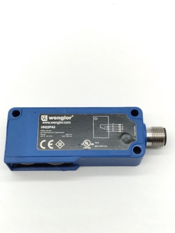 NEW Wenglor HN22PA3 Sensor with Background Suppresion 10-30 Volt