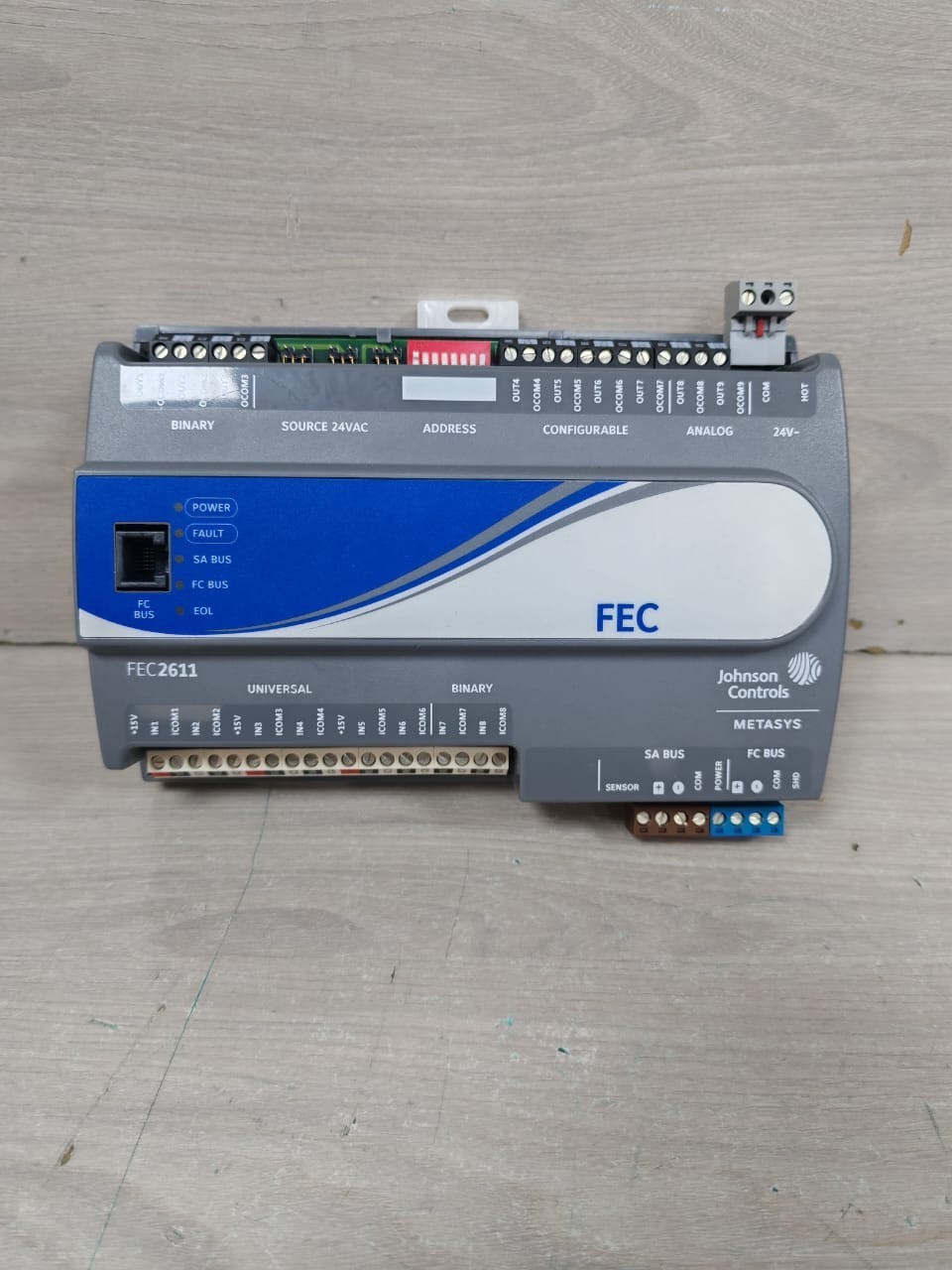 JOHNSON CONTROLS MS-FEC2611-0 FIELD EQUIPMENT CONTROLLER 17 POINT