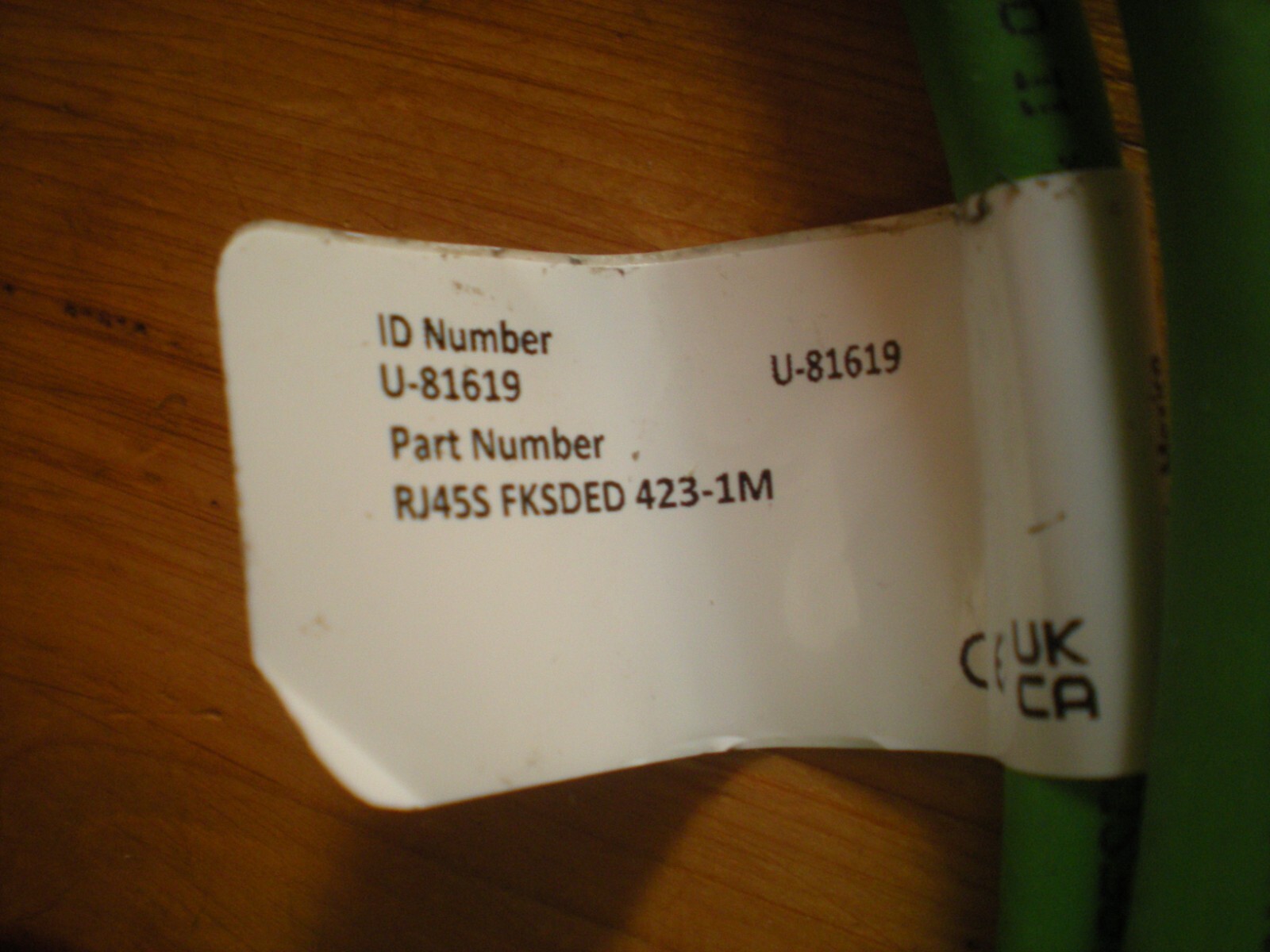 NEW TURCK U-81619 RJ45S FKSDED 423-1M