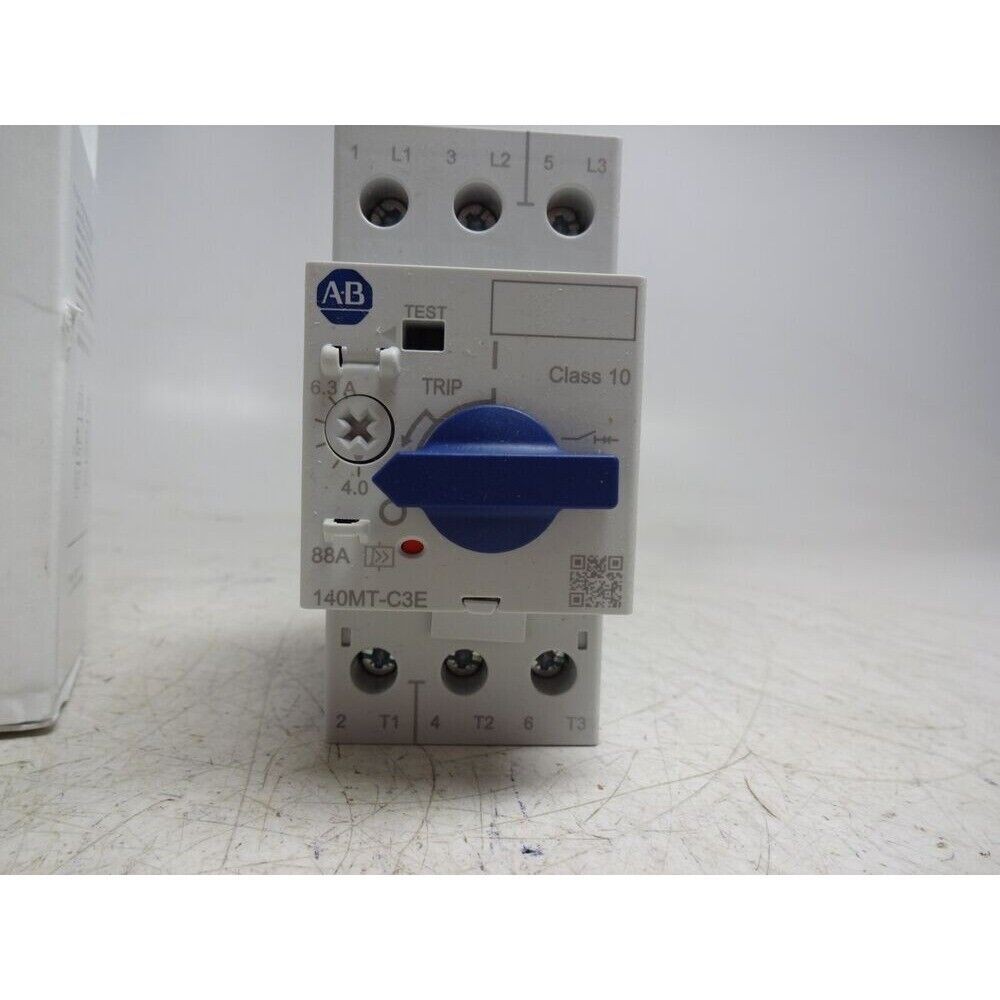 New AB 140MT-C3E-B63 4.0-6.3A 3-Pole Motor Protection Breaker USA