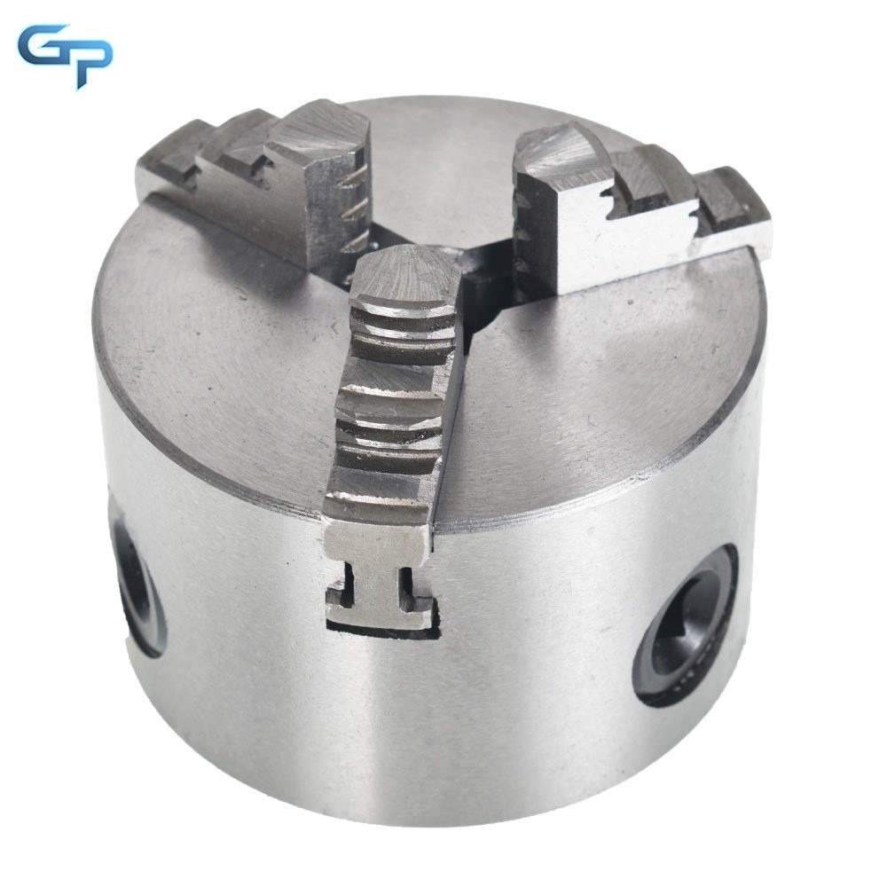 3 Jaw Lathe Chuck Manual Chuck 3″ K11-80 Self-centering Lathe Drilling Part 80mm