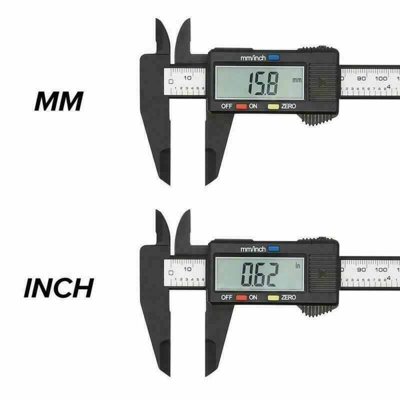 6” LCD Digital Vernier Caliper Micrometer Measure Tool Gauge Ruler 150mm